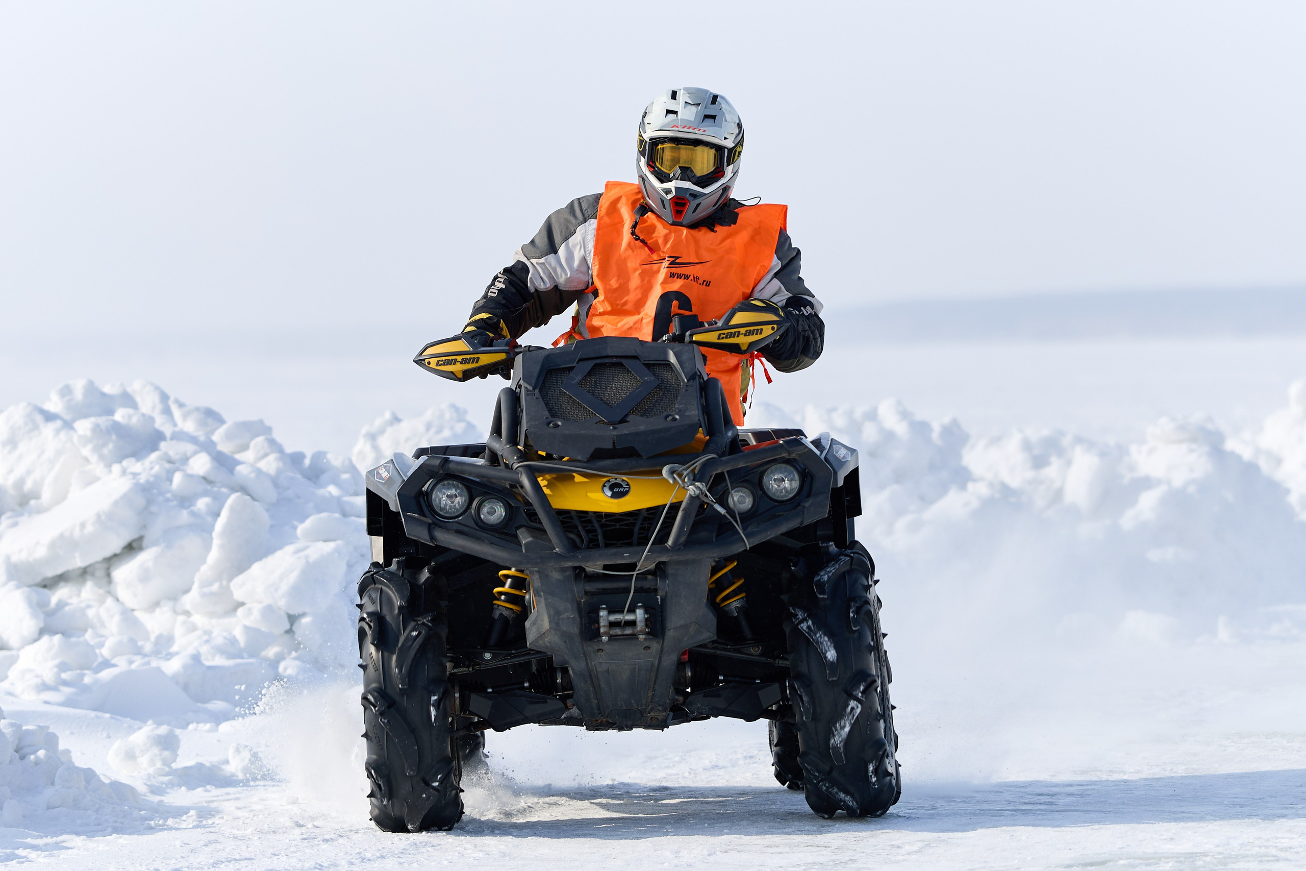 Топим Лёд — 2026. Соревнования на квадроциклах. Фотограф в Новосибирске Алена Скокова