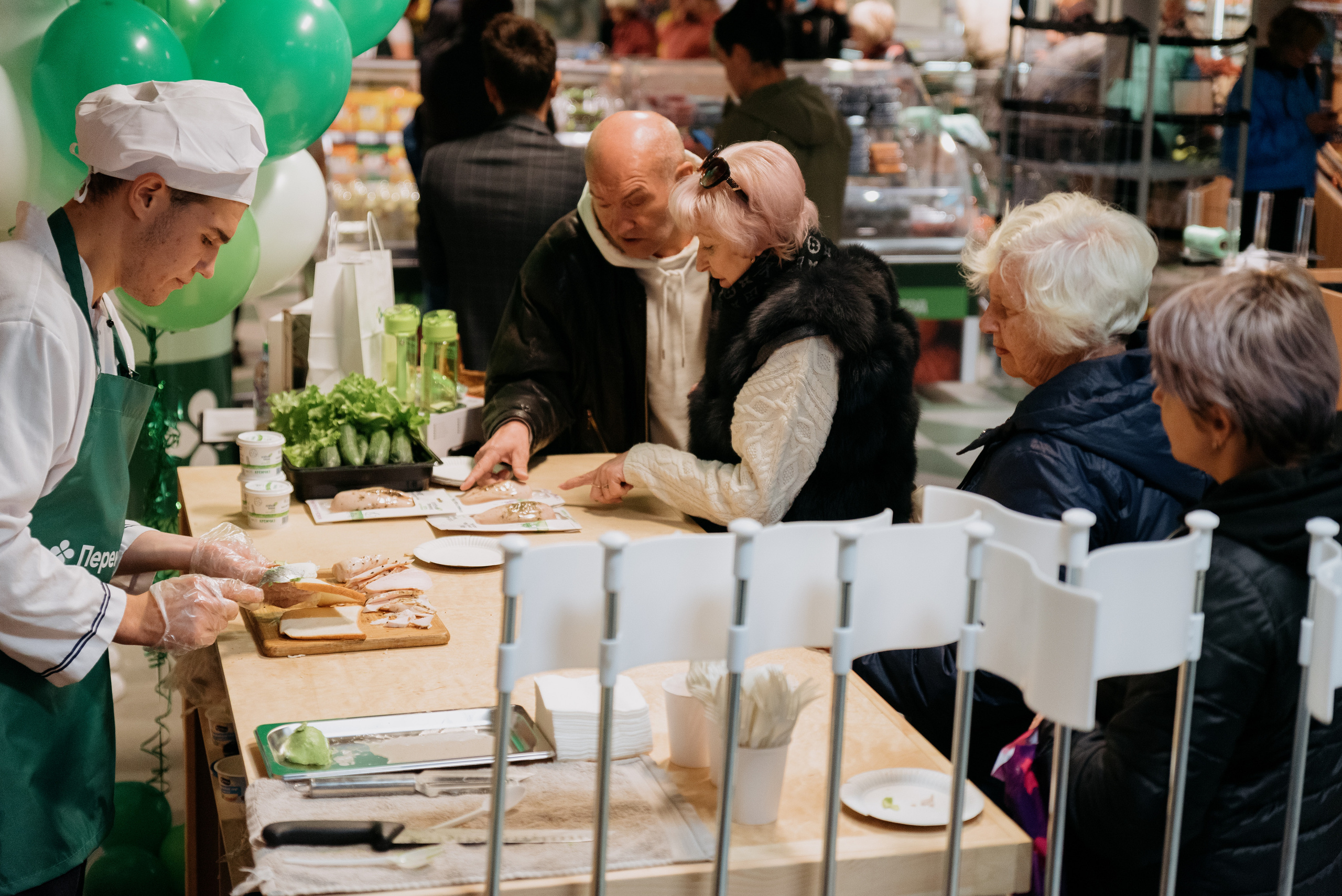 Открытие магазина Перекрёсток. Фотограф в Москве