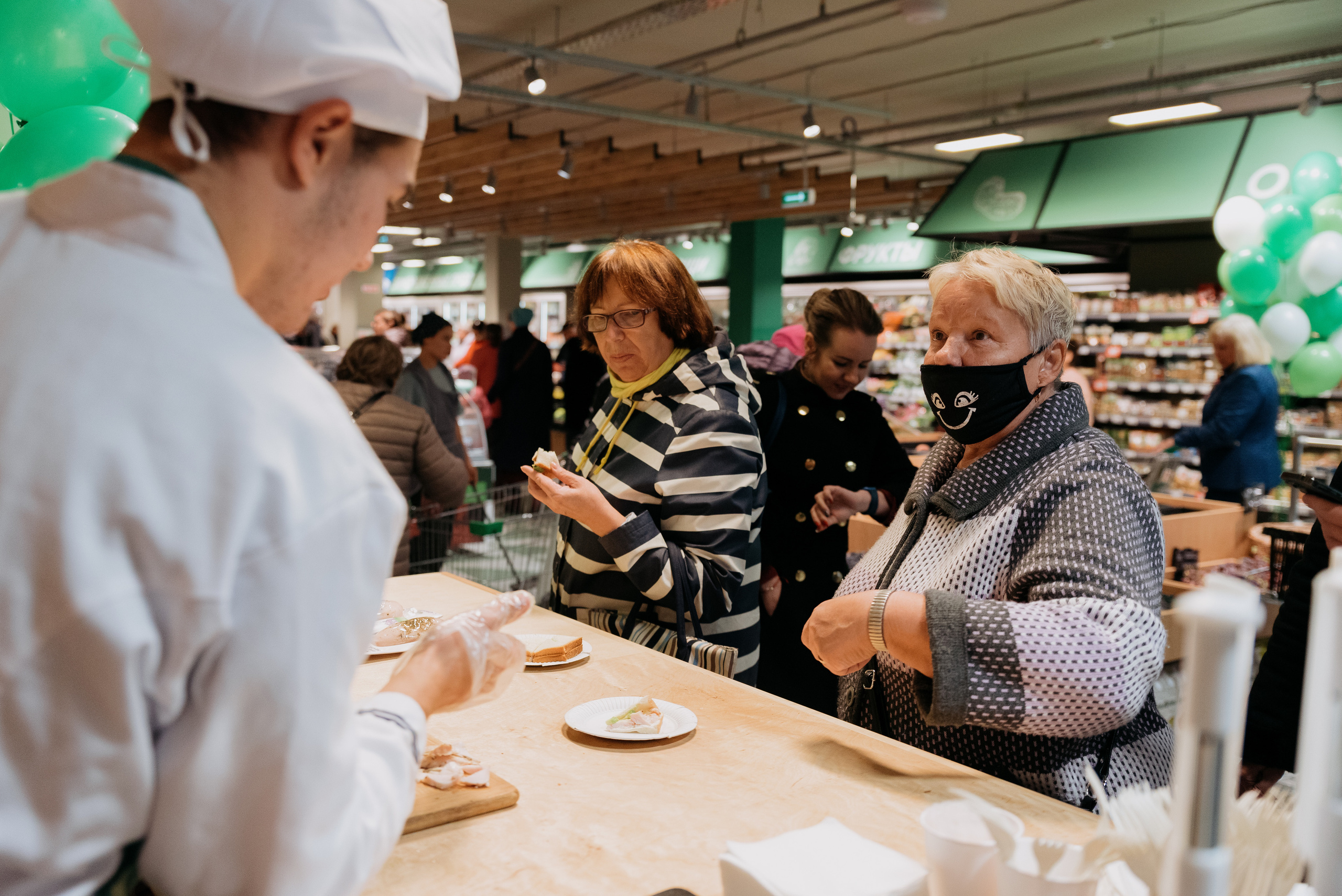 Открытие магазина Перекрёсток. Фотограф в Москве