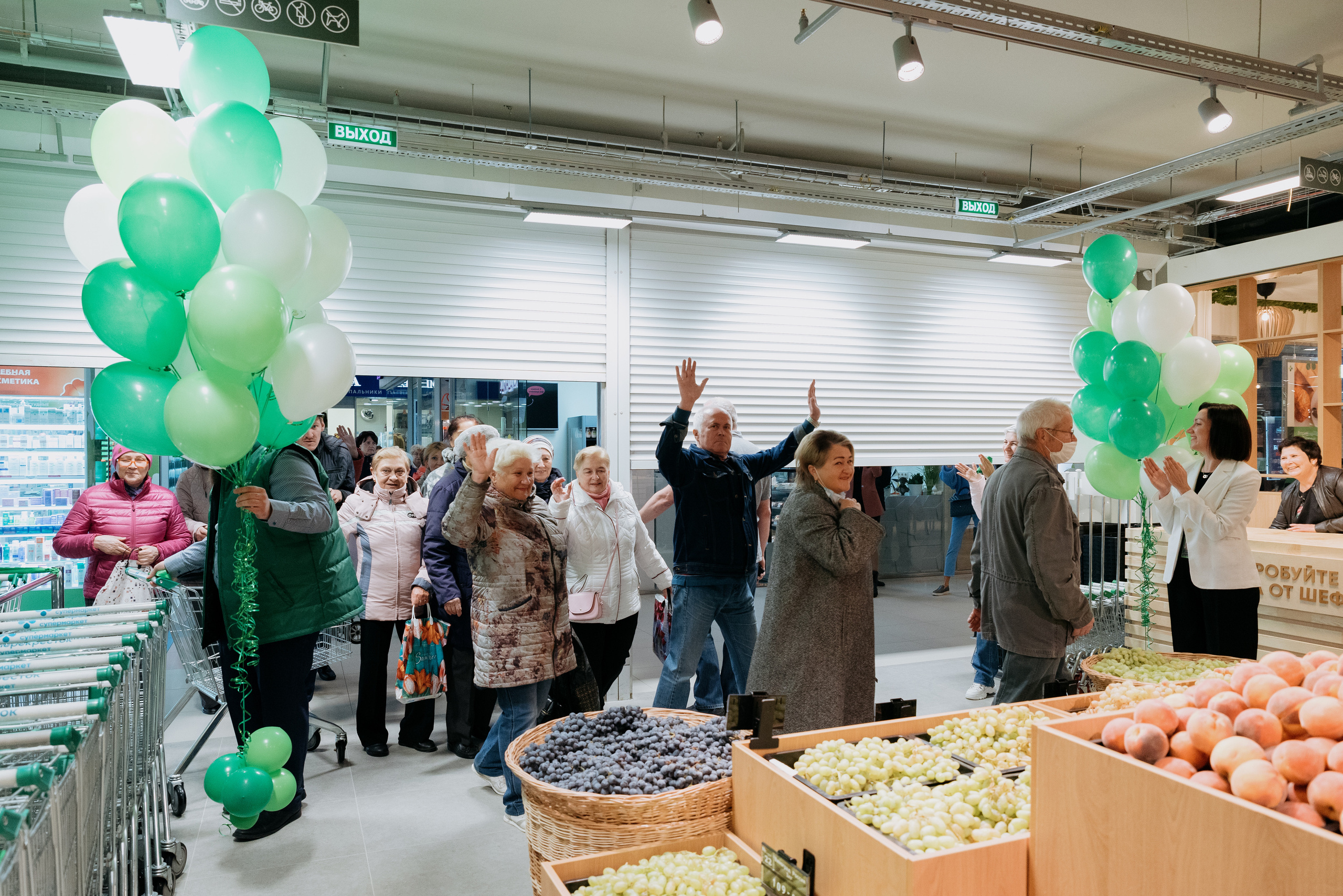 Открытие магазина Перекрёсток. Фотограф в Москве