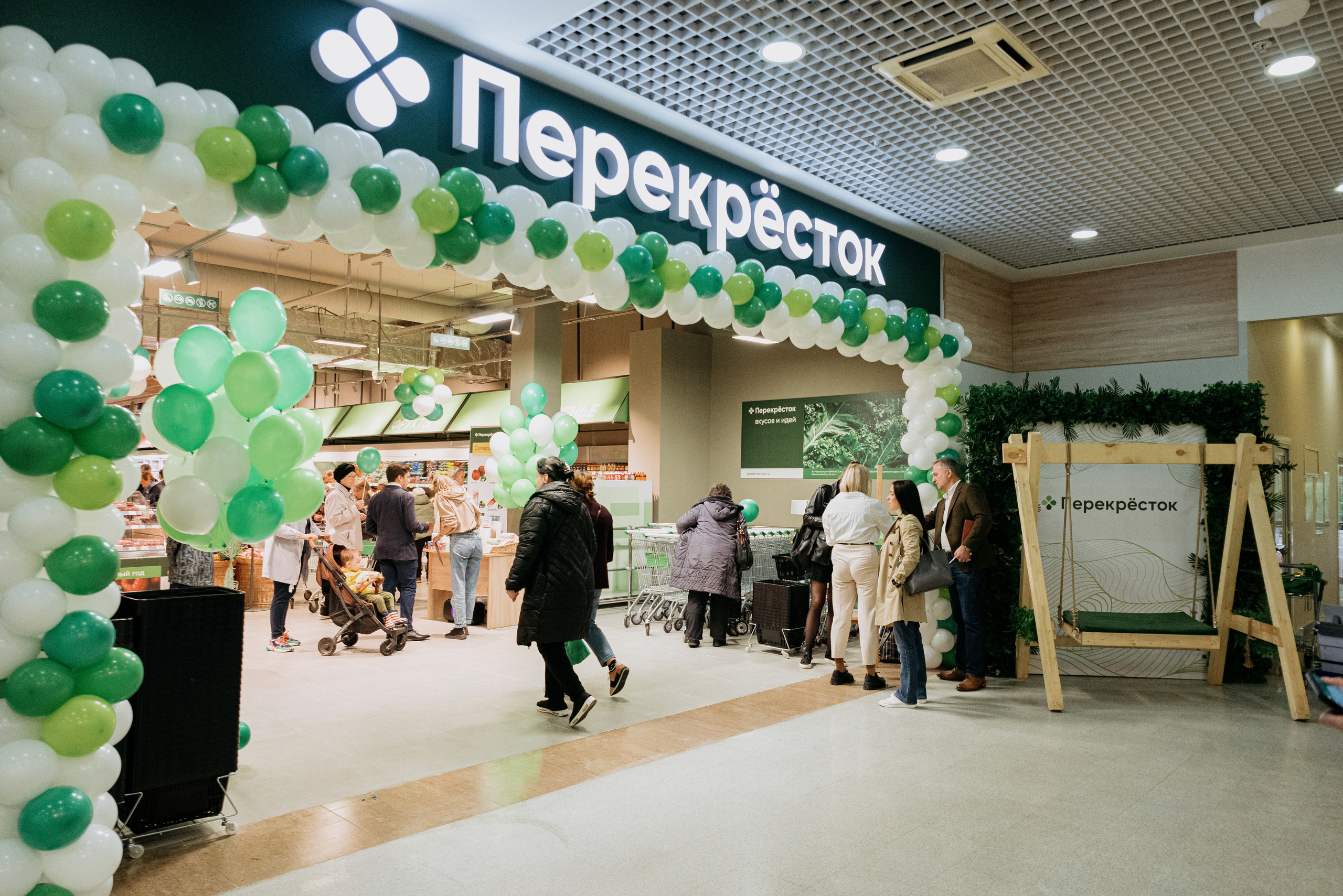 Открытие магазина Перекрёсток. Фотограф в Москве