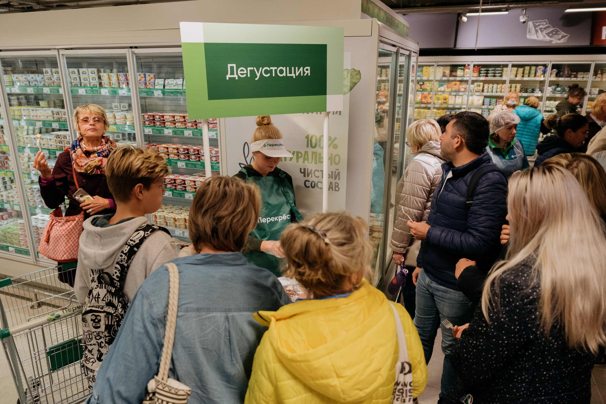 Открытие магазина Перекрёсток. Фотограф в Москве