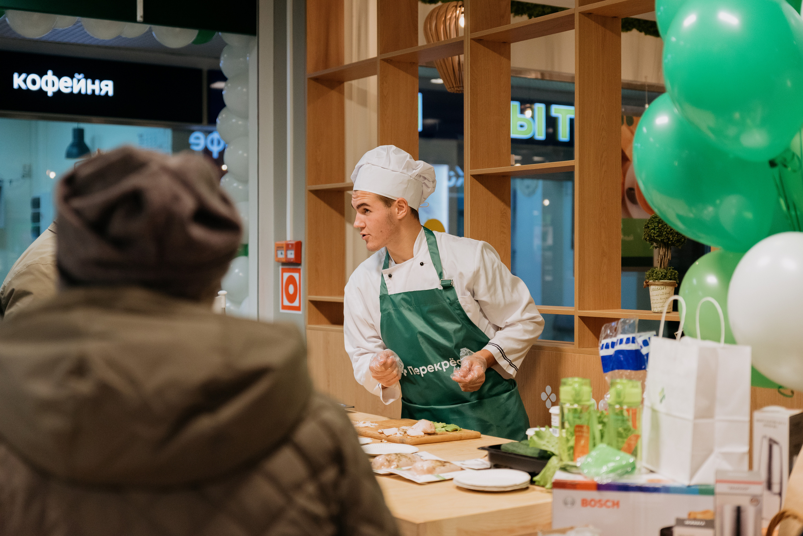 Открытие магазина Перекрёсток. Фотограф в Москве