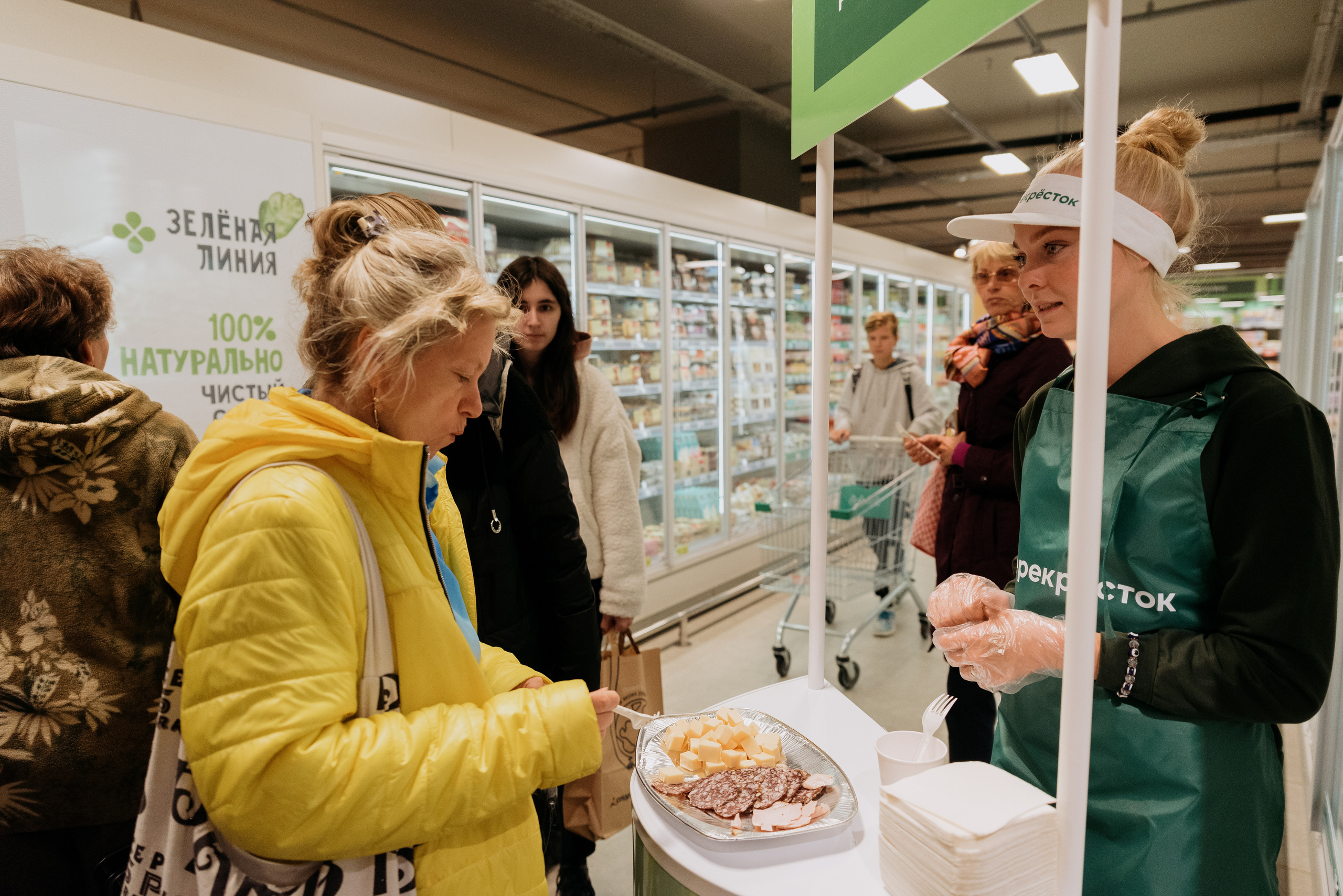 Открытие магазина Перекрёсток. Фотограф в Москве