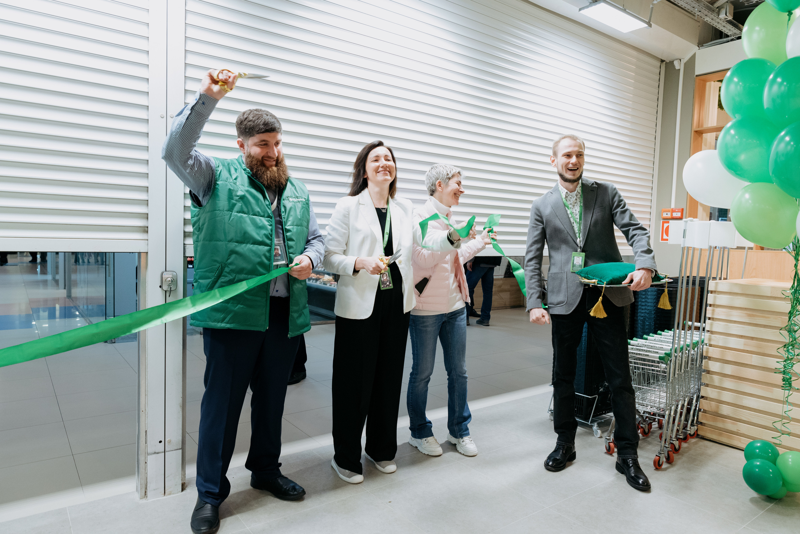 Открытие магазина Перекрёсток. Фотограф в Москве