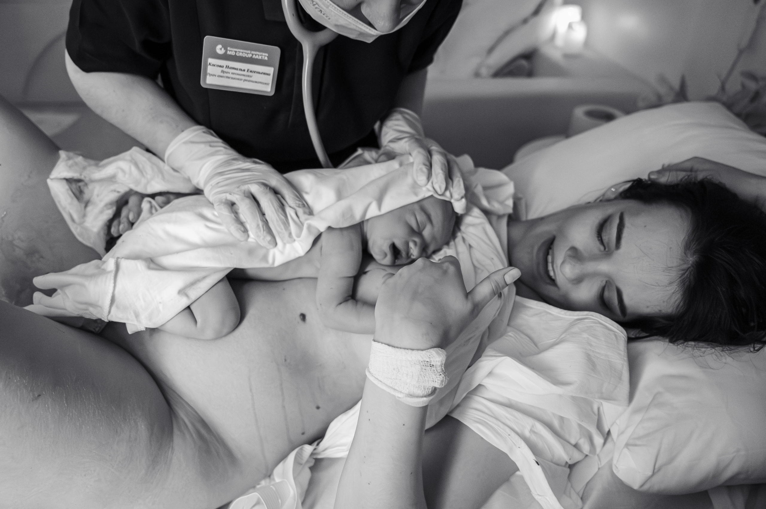 Савелий родился в МД Лахта / Ивченкова Е.Н. / Куницына Е. Фотограф на роды СПБ Юлия Герасимова