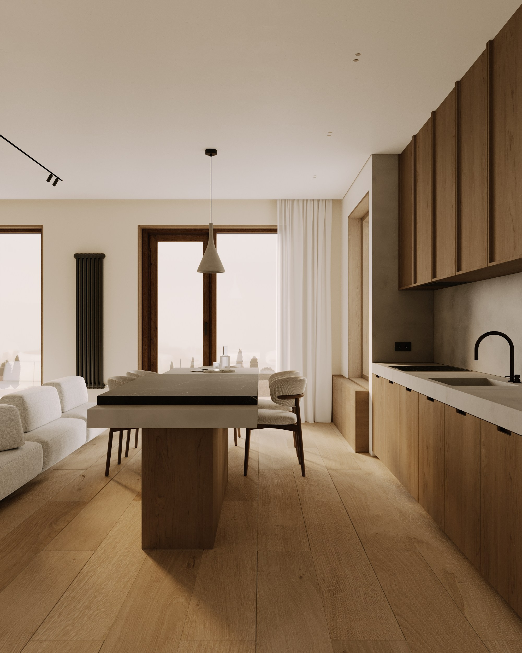 Japandi. 3D Визуализация интерьеров и архитектуры — Никита Афиногенов