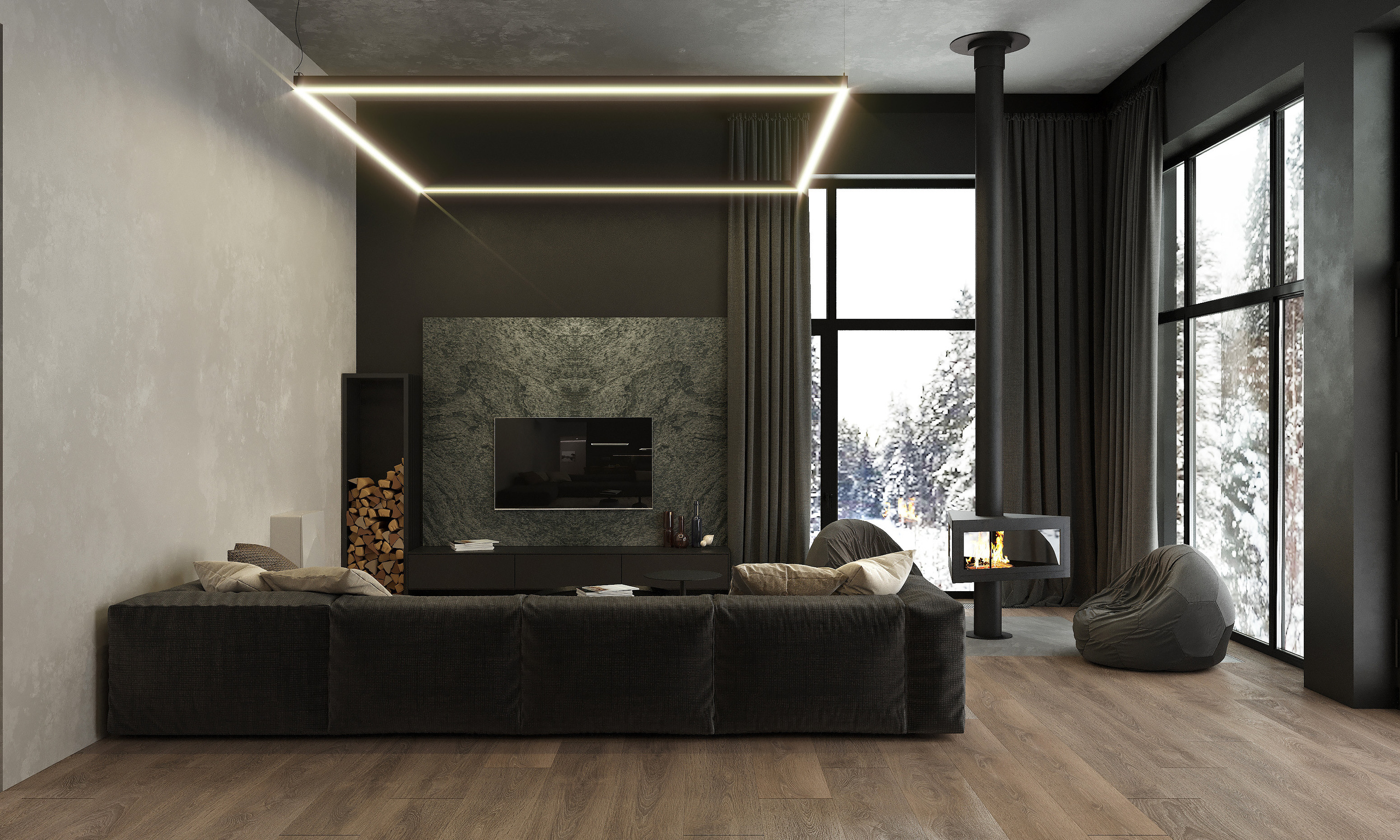 Дизайн-проект дома д. Новополье. Дизайнер интерьера квартир и частных домов