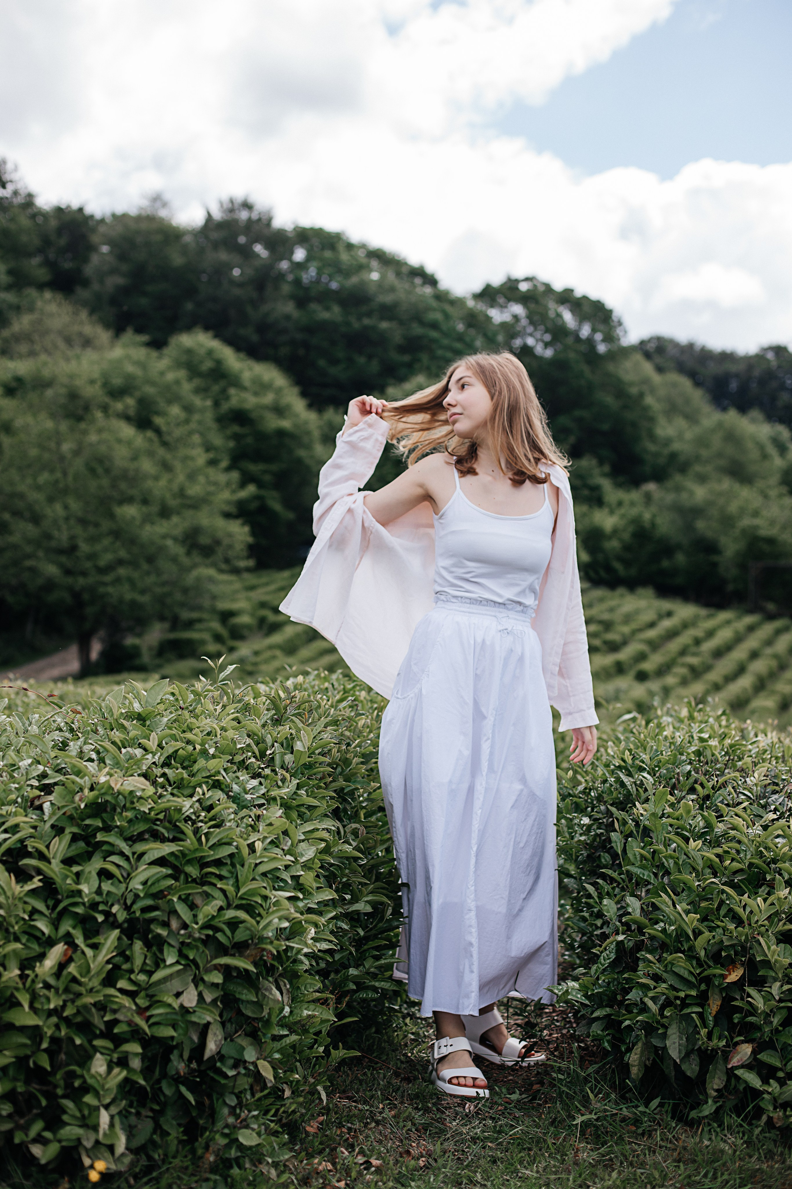 Tea plantation. Efimova Model Agency