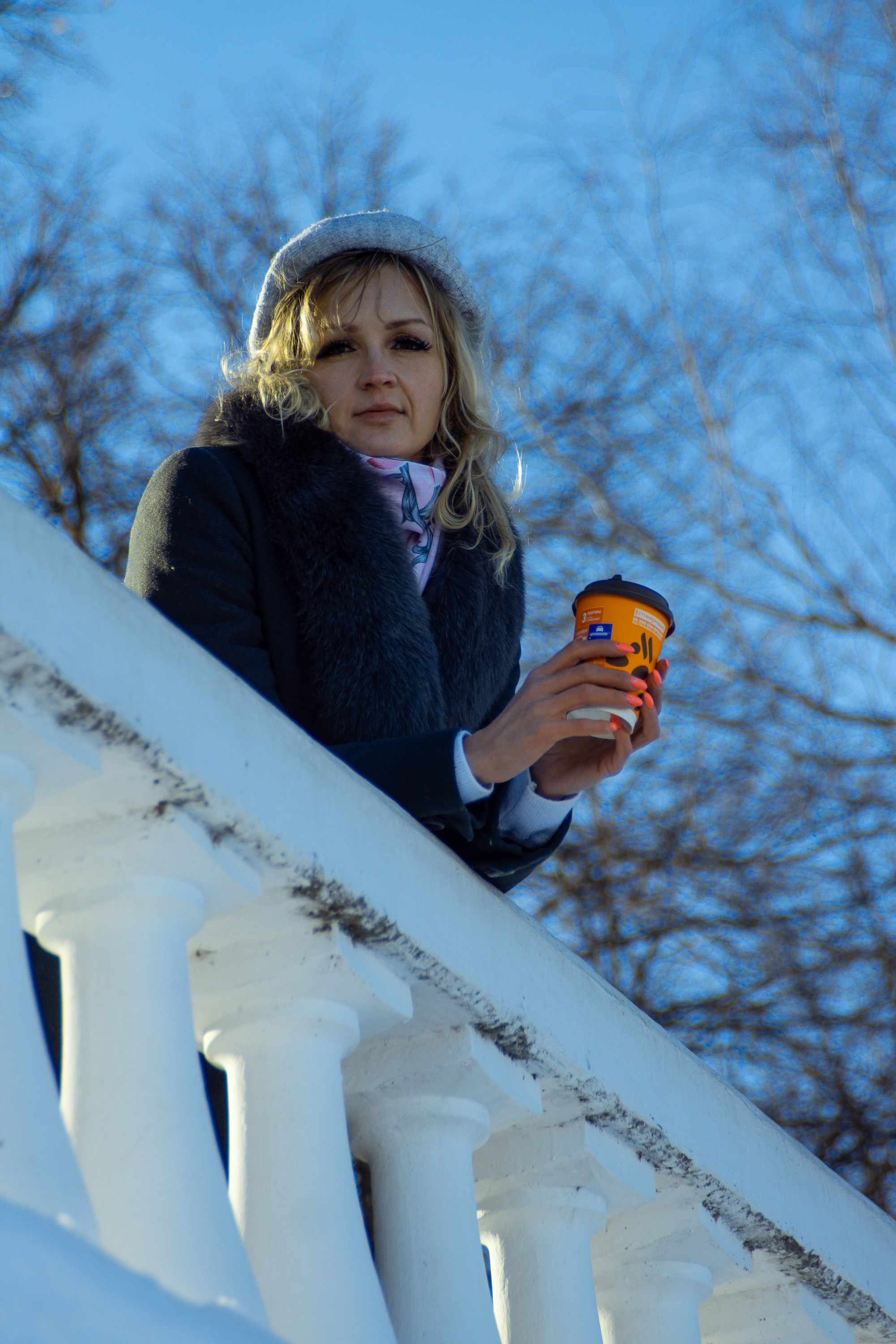 Ранняя весна. Разноплановый фотограф в Москве