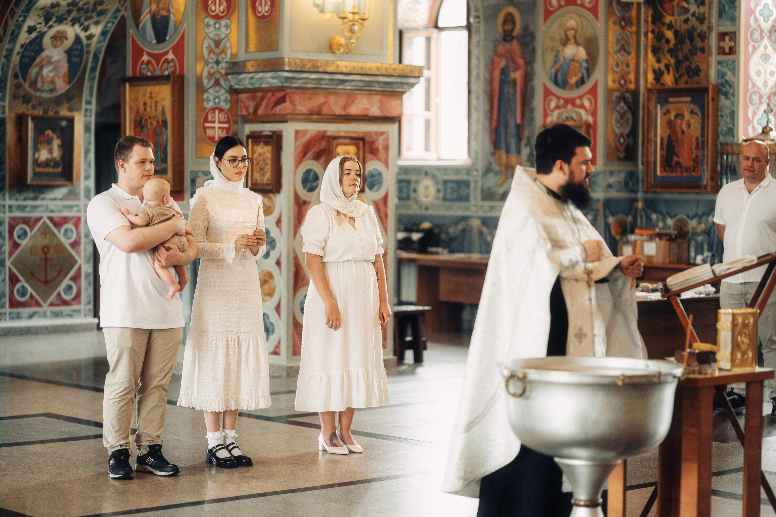 Крещение в храме Всецарица. Свадебный и репортажный фотограф в Воронеже Роман Янко