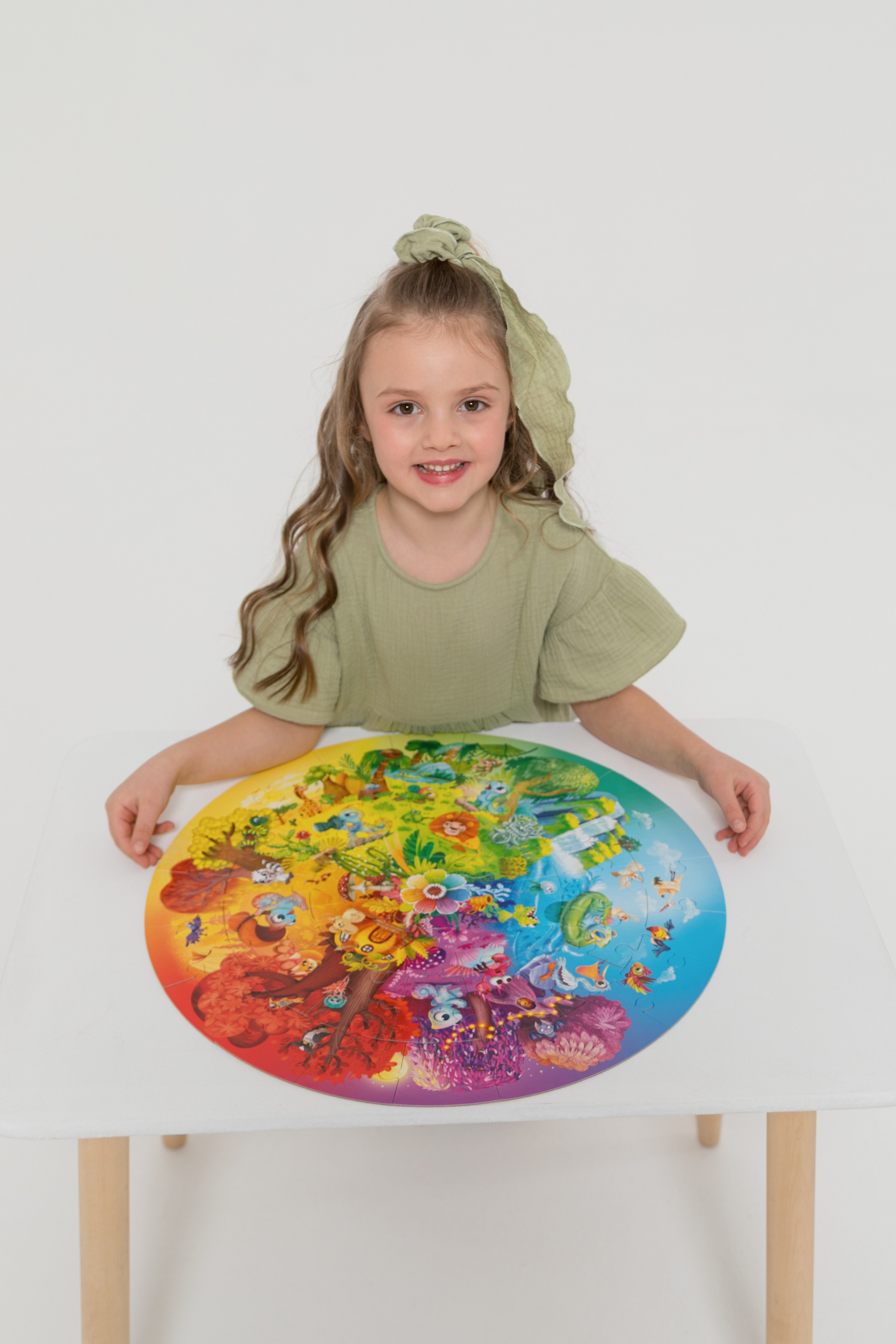 Имиджевая и каталожная съёмка для бренда детских пазлов. Детский и контент фотограф Надя Волкова Санкт-Петербург