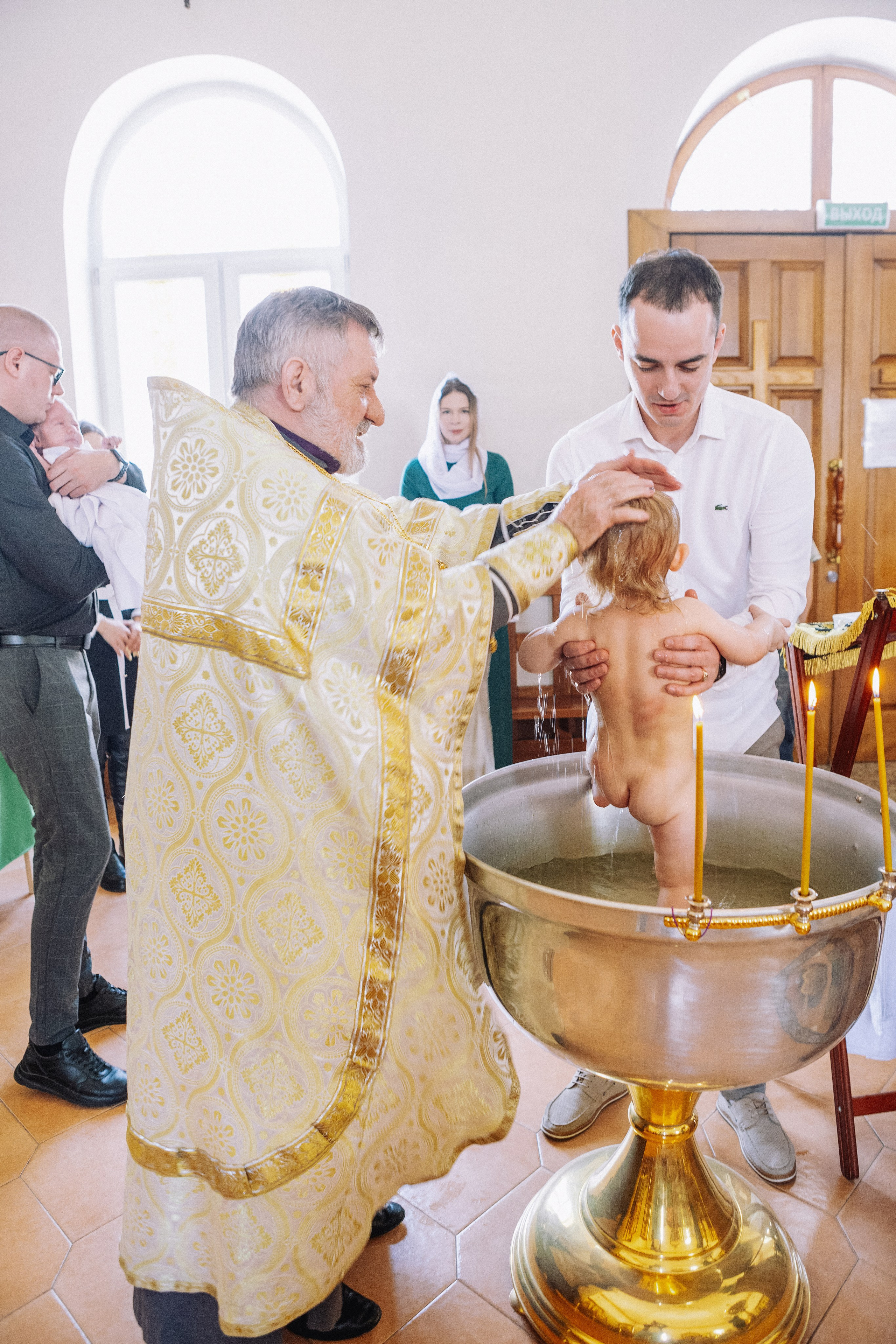 Крещение Артема и Полины. Фотограф в Курске Смирнов Евгений
