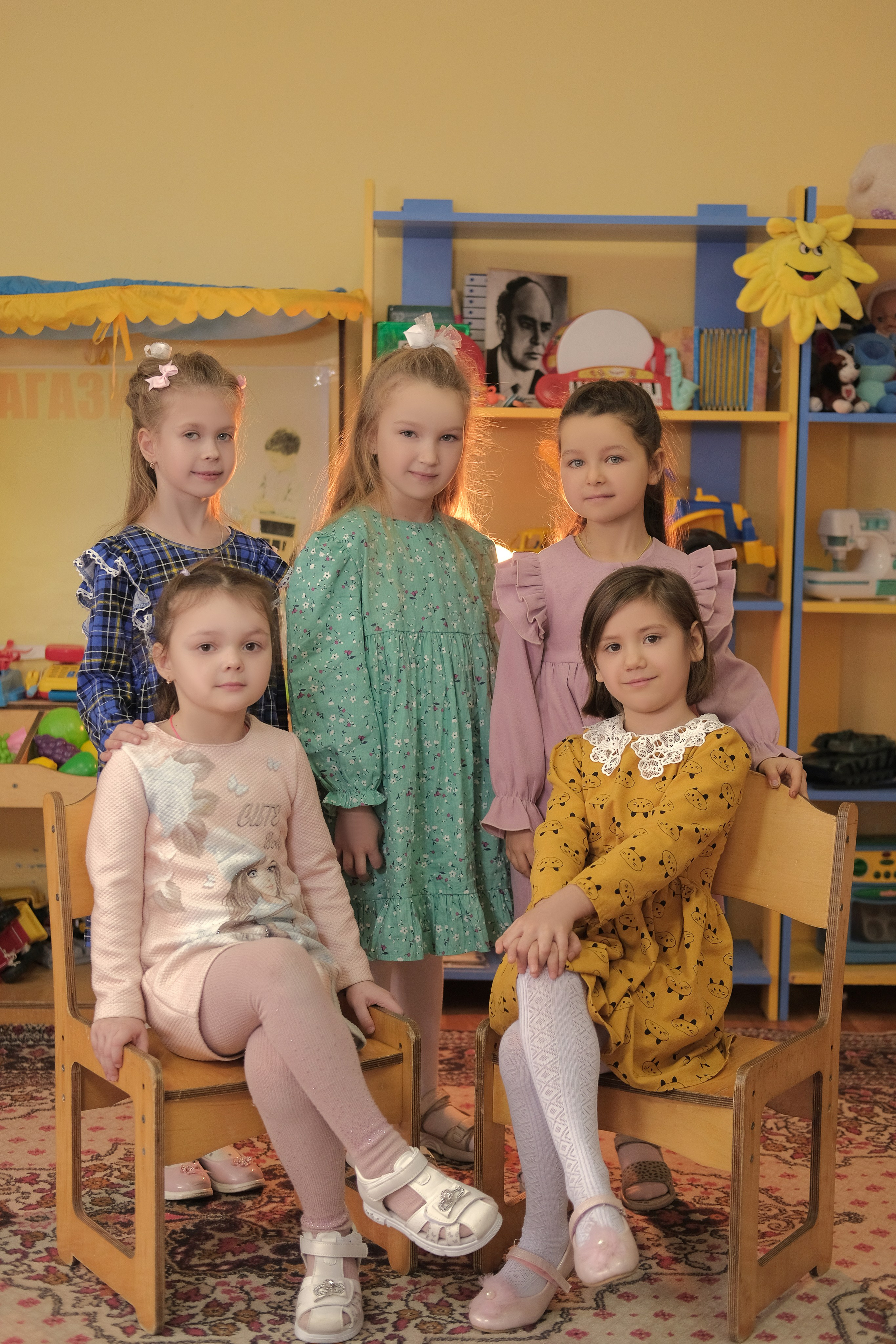 Детский сад портреты 2025. Лиза Рязанцева