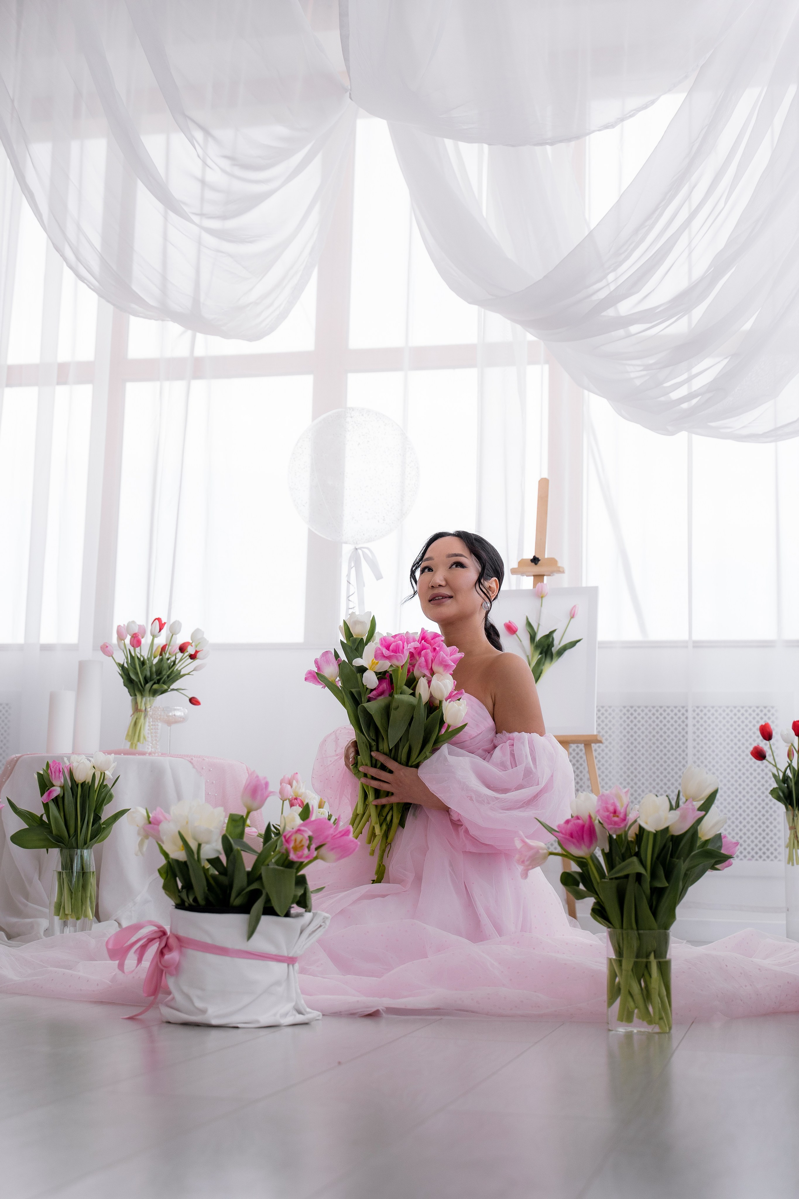 Тюльпановое настроение. Фотостудия Малина в городе Улан-Удэ. Фотограф Ирина Жарникова