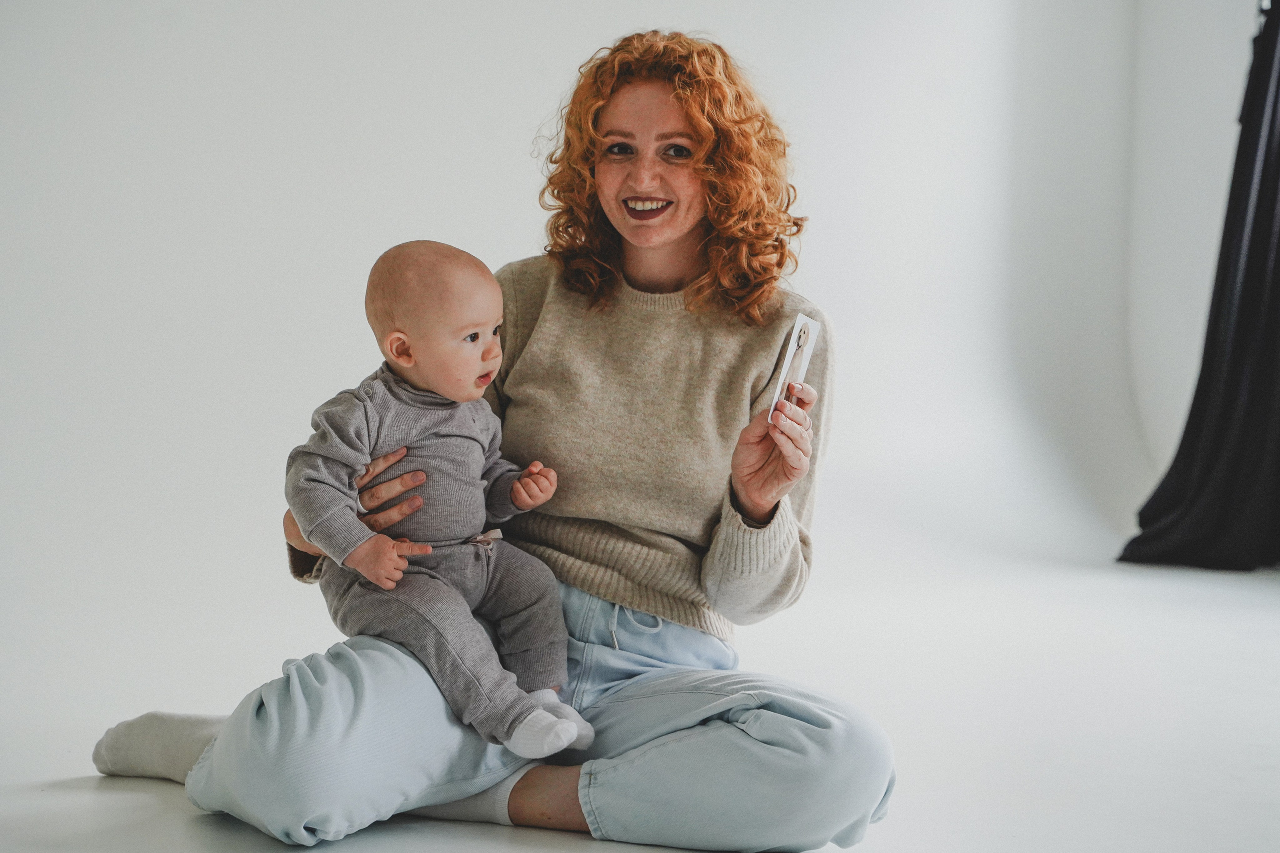 Семейная фотосессия в студии. Семейный и женский фотограф в Краснодаре Анастасия Приймак