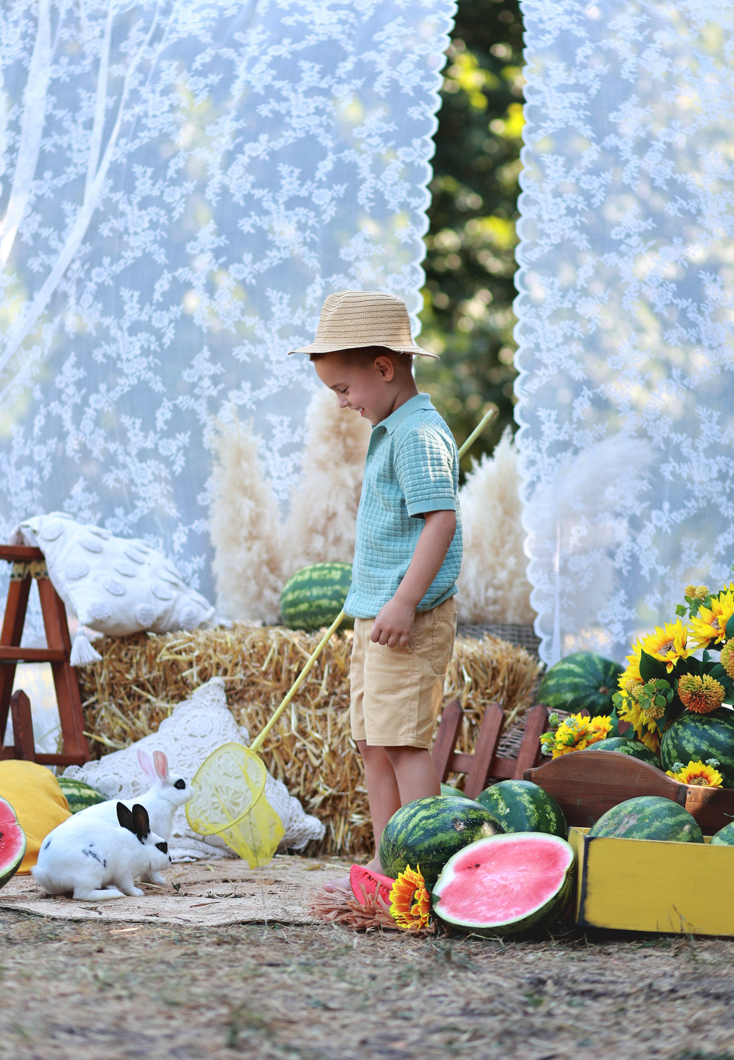 Арбузный фотодень. Детский семейный фотограф Краснодар