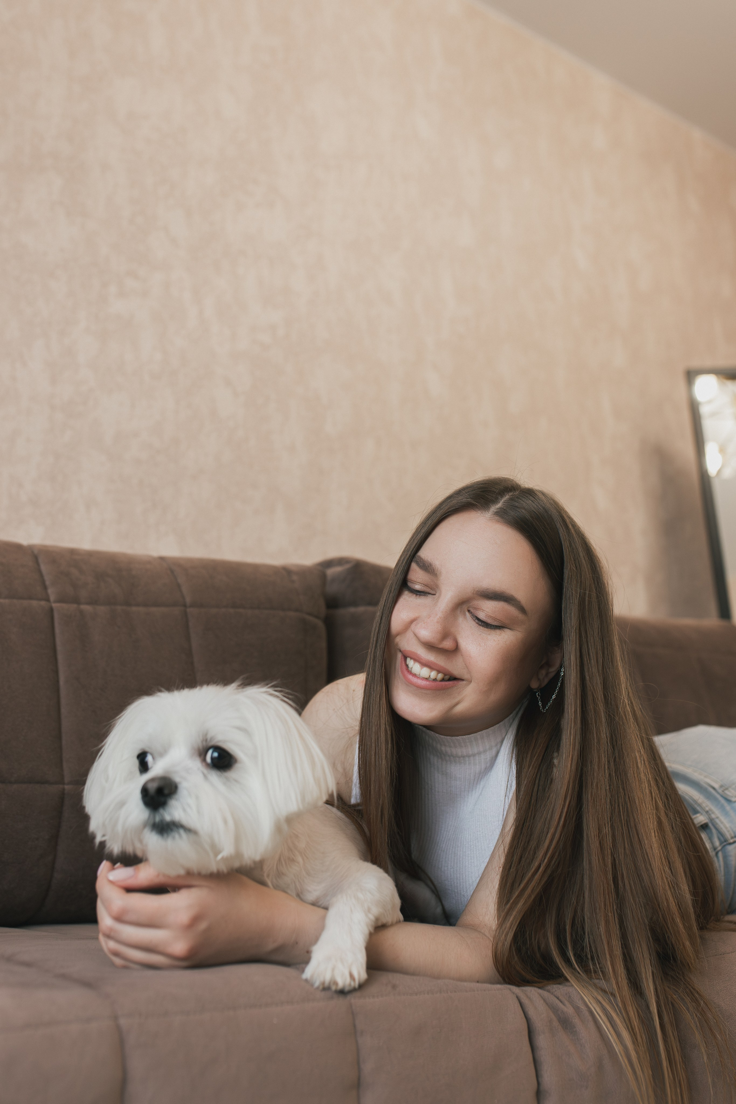 Лера и Тоффи: домашняя история. Портретный и репортажный фотограф в Воронеже: Анастасия Пузикова