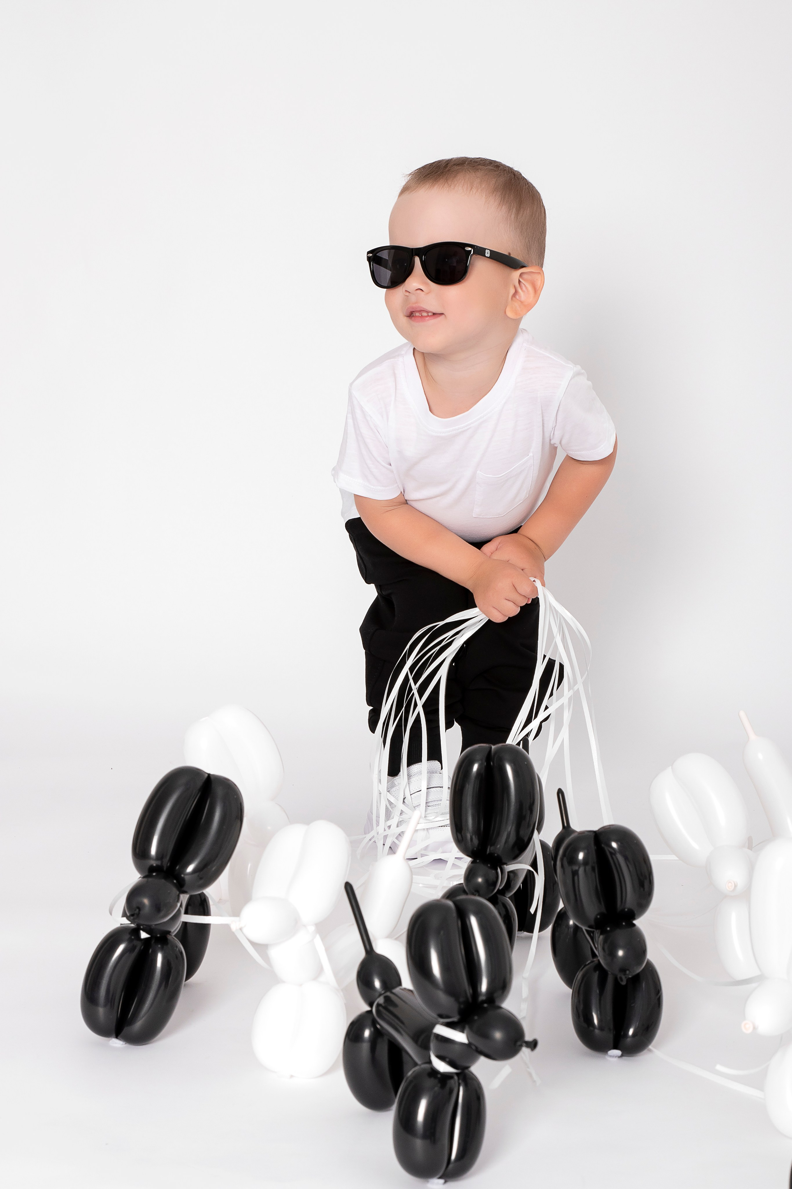 Фотосессия с воздушными шариками для Саши. Фотограф Наталья Жильцова