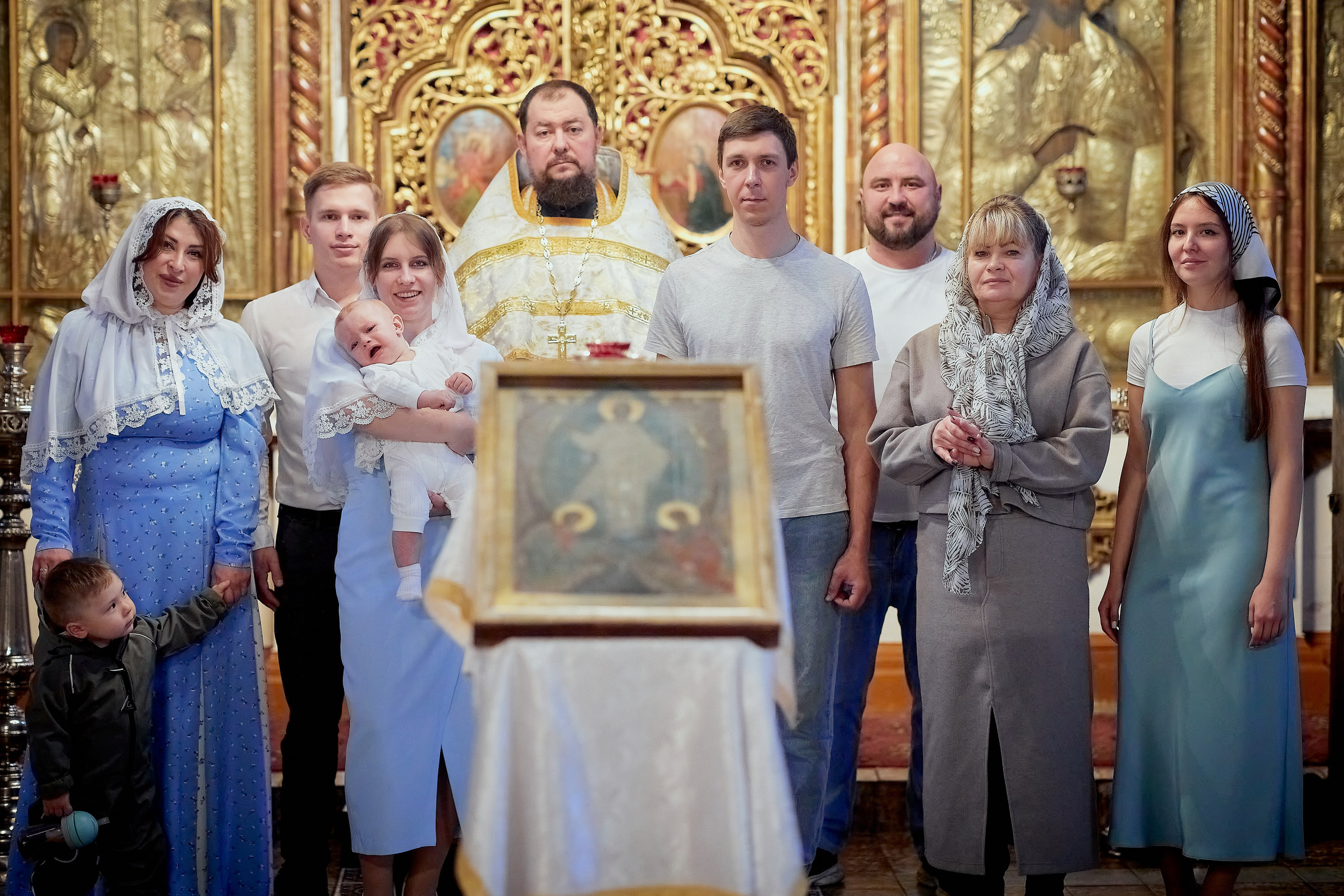 Крещение Егорушки. Семейный и детский фотограф в Ярославле Юлия Галашина