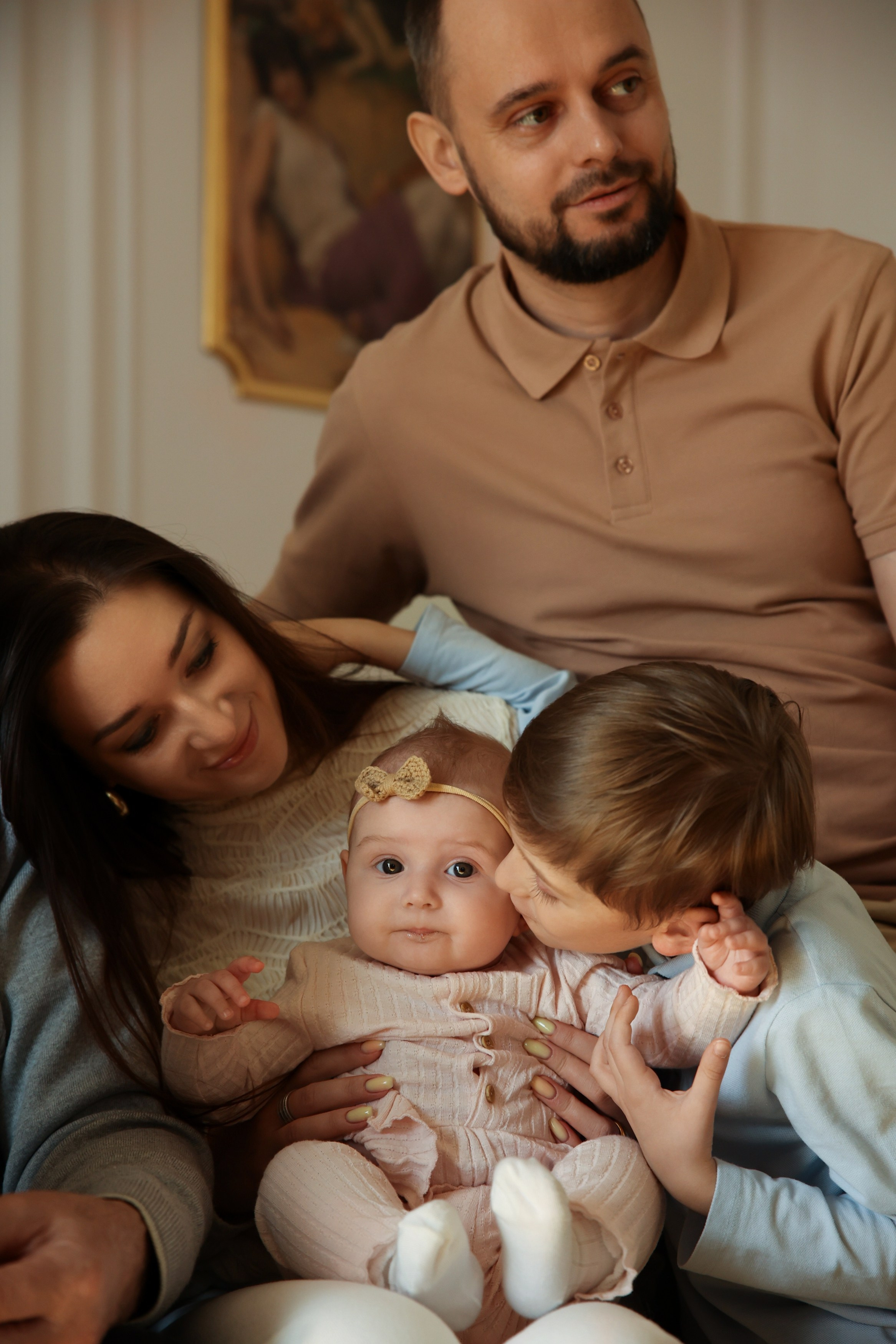 Семейная фотосессия большая семья фотосессия большой семьи фотосессия. Фотограф Владимир Москва