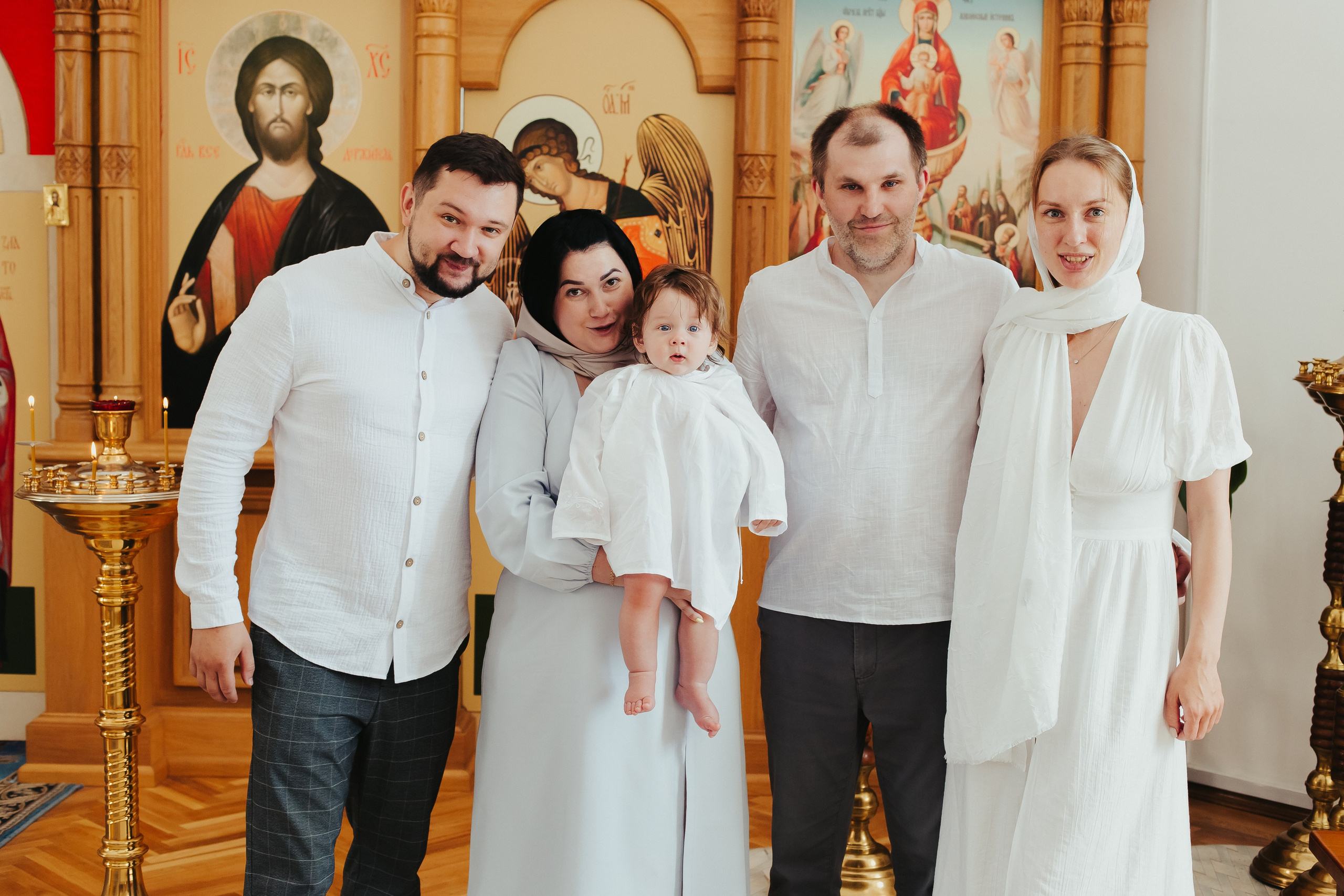 Фотосъемка Крещения ребенка. Фотограф новорожденных и детский в Сергиевом Посаде Кругликова Юлия