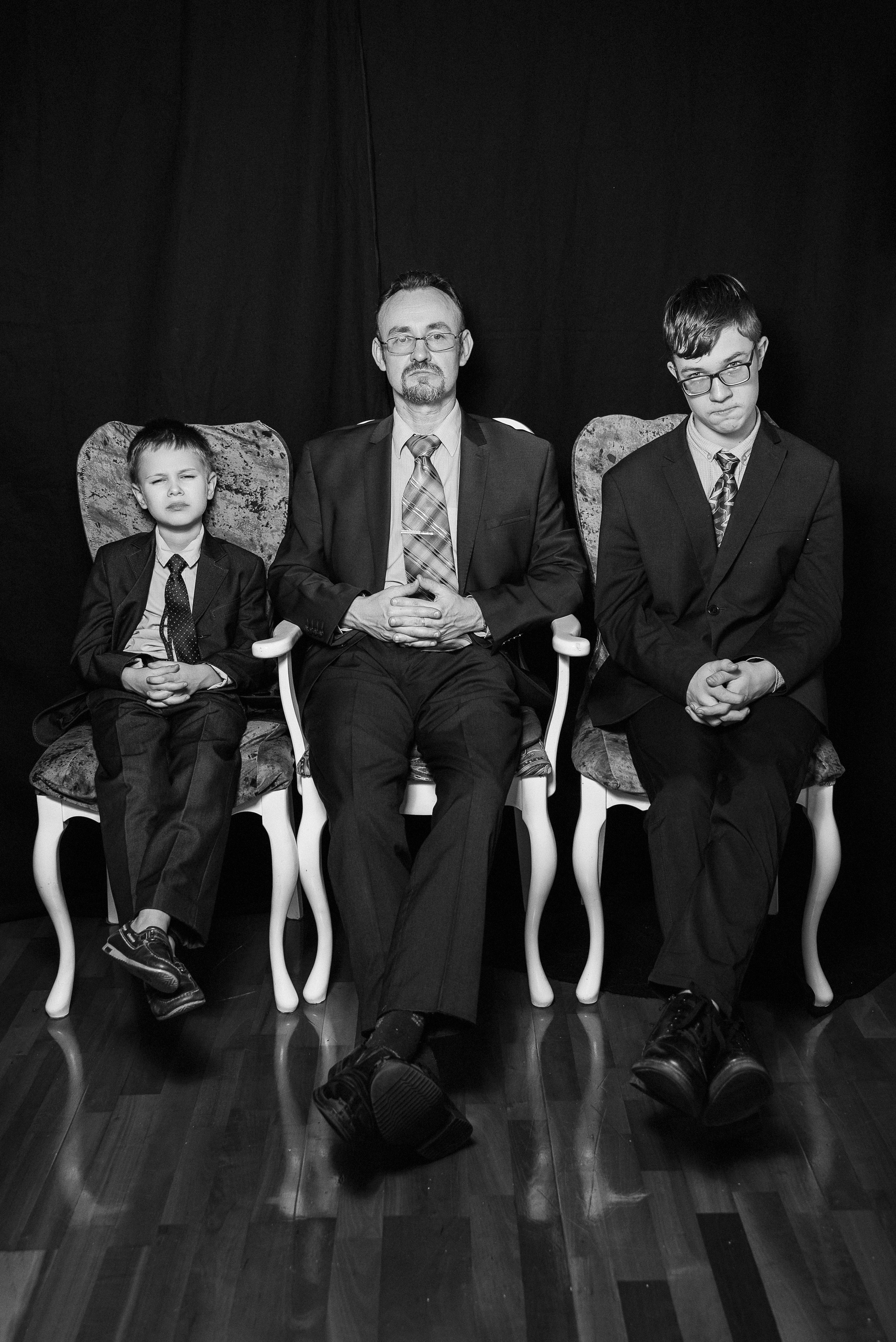 Саша, Тим и Митя. Фотограф Алла Быкова