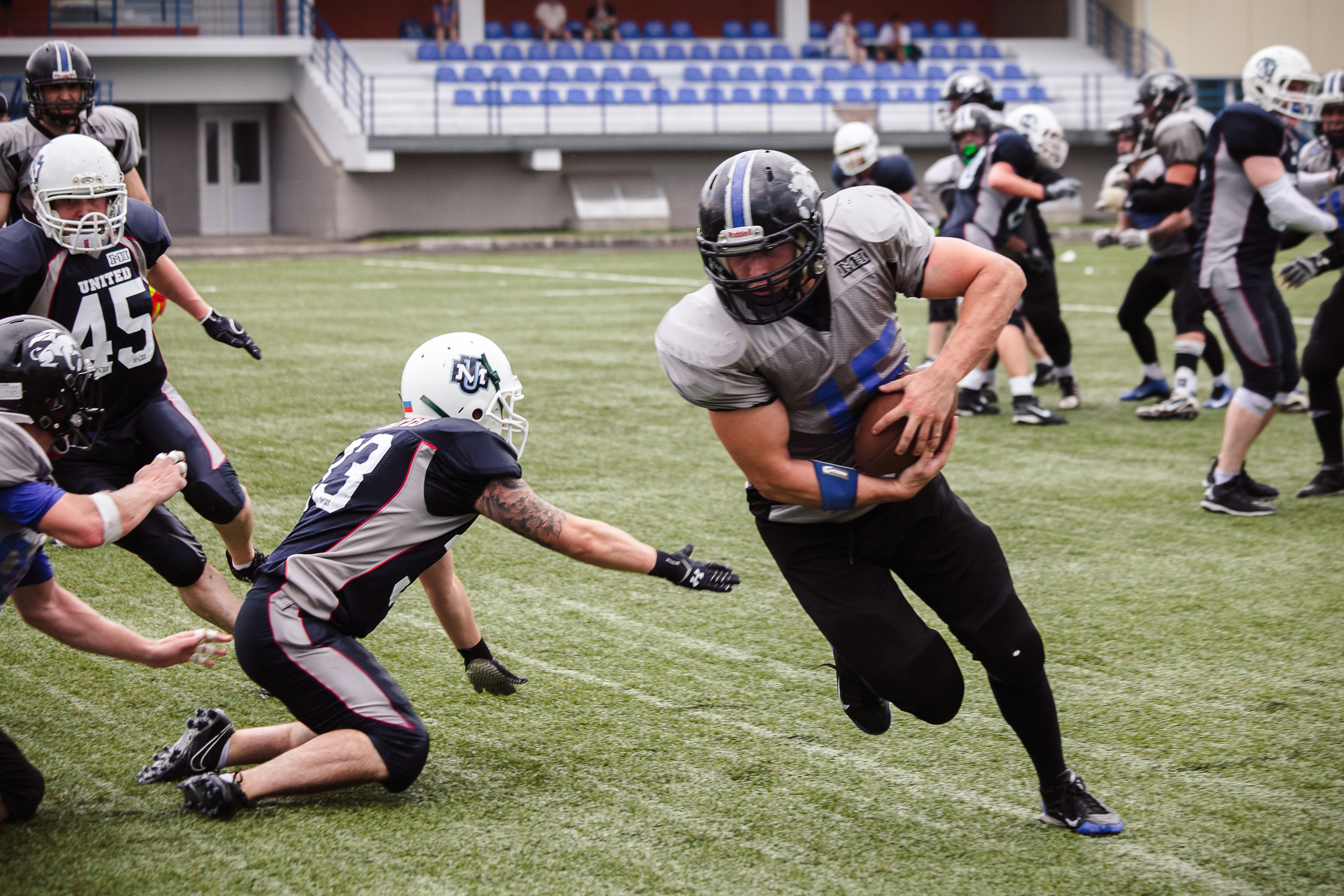 Американский футбол. Фотограф Дмитрий Тур — профессиональная фотосъемка мероприятий и портретов в Москве и Московской области