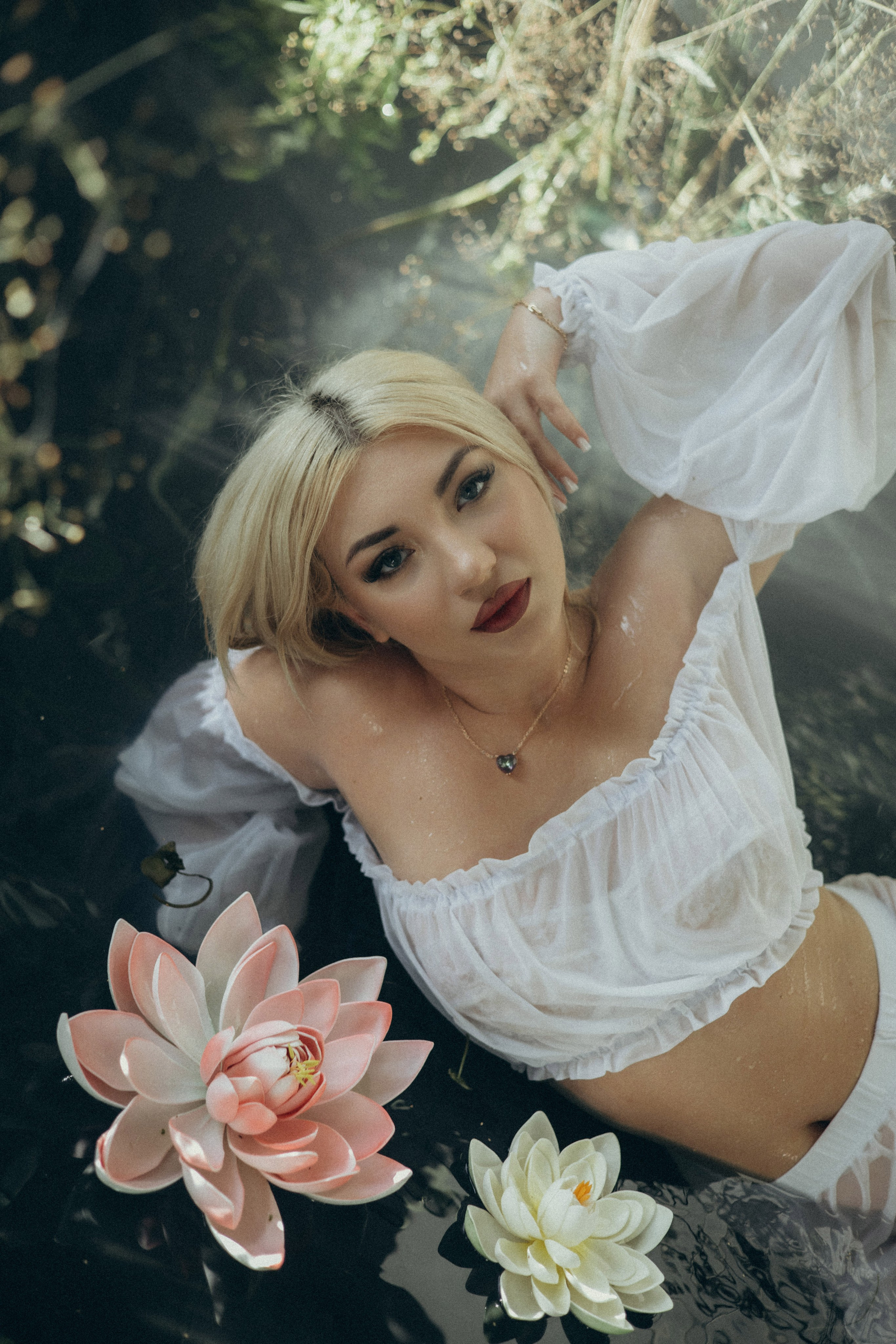 Даша и кувшинки. Портретный и семейный фотограф в Воронеже Ксения Ремизова