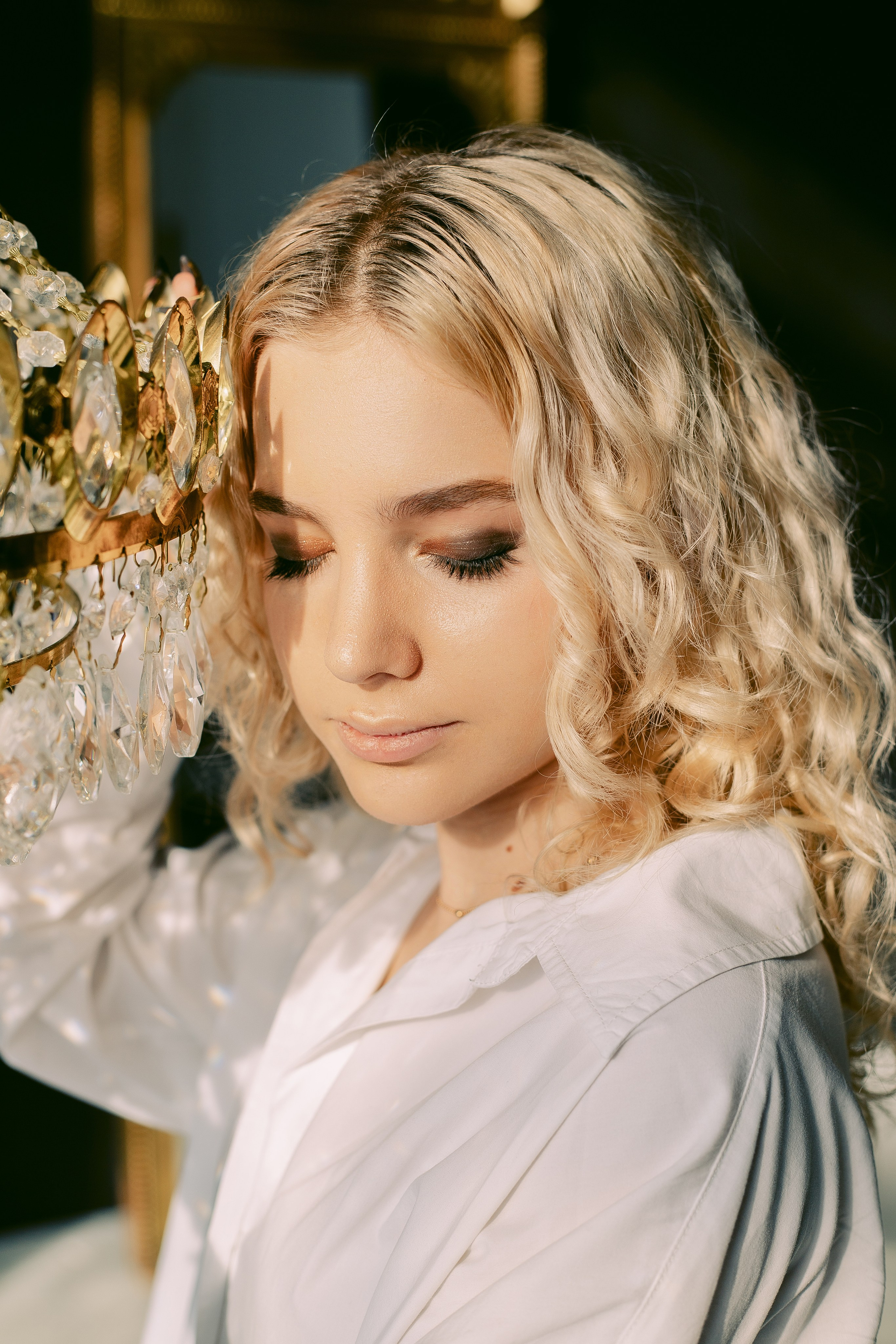 Семейная фотосессия взрослой дочки и мамы в студии. Фотограф в Санкт-Петербурге, Анна Скворцова