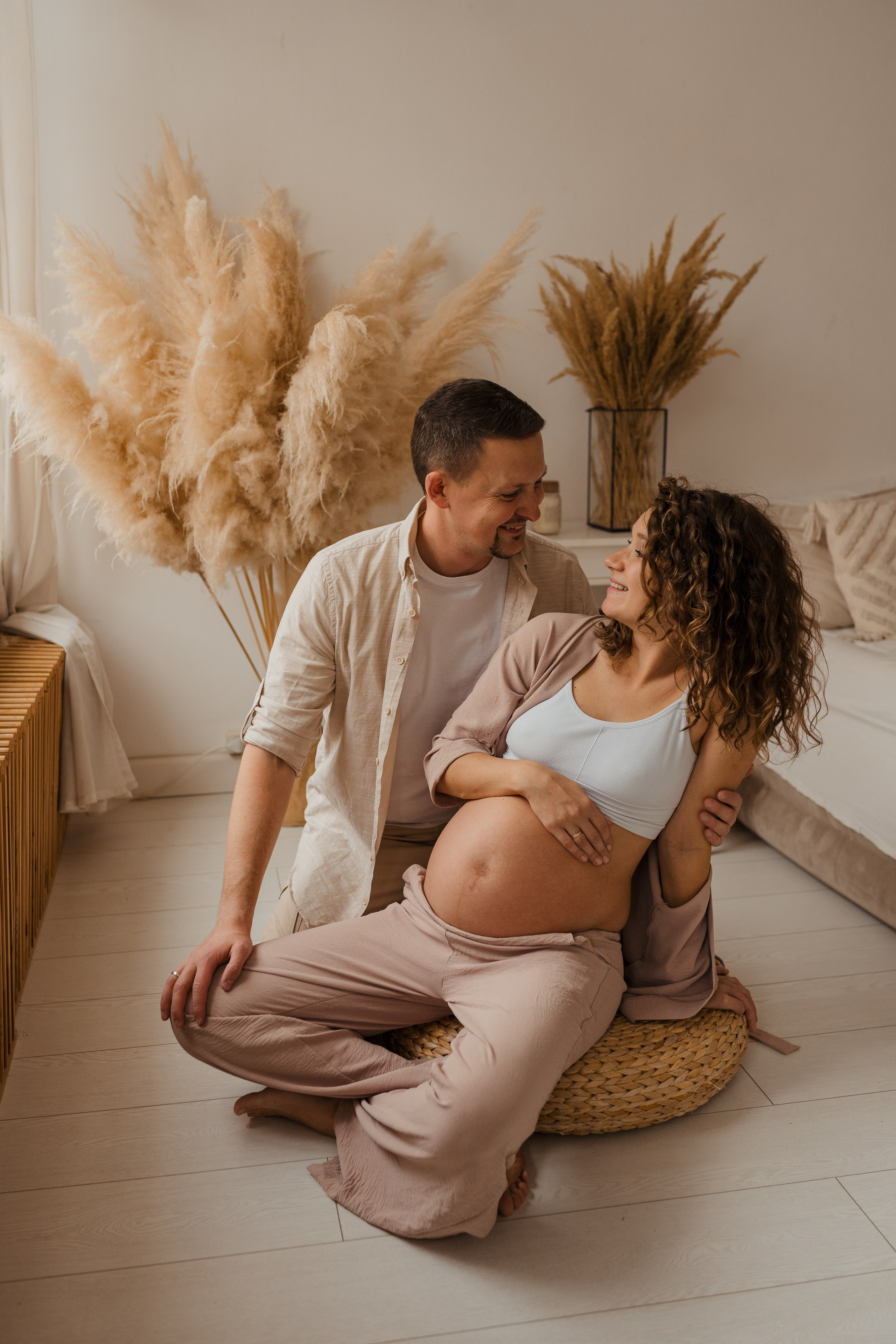 Семейная фотосессия в студии в Москве, семейный фотограф Анна Полушина. Свадебный фотограф в Москве Анна Полушина