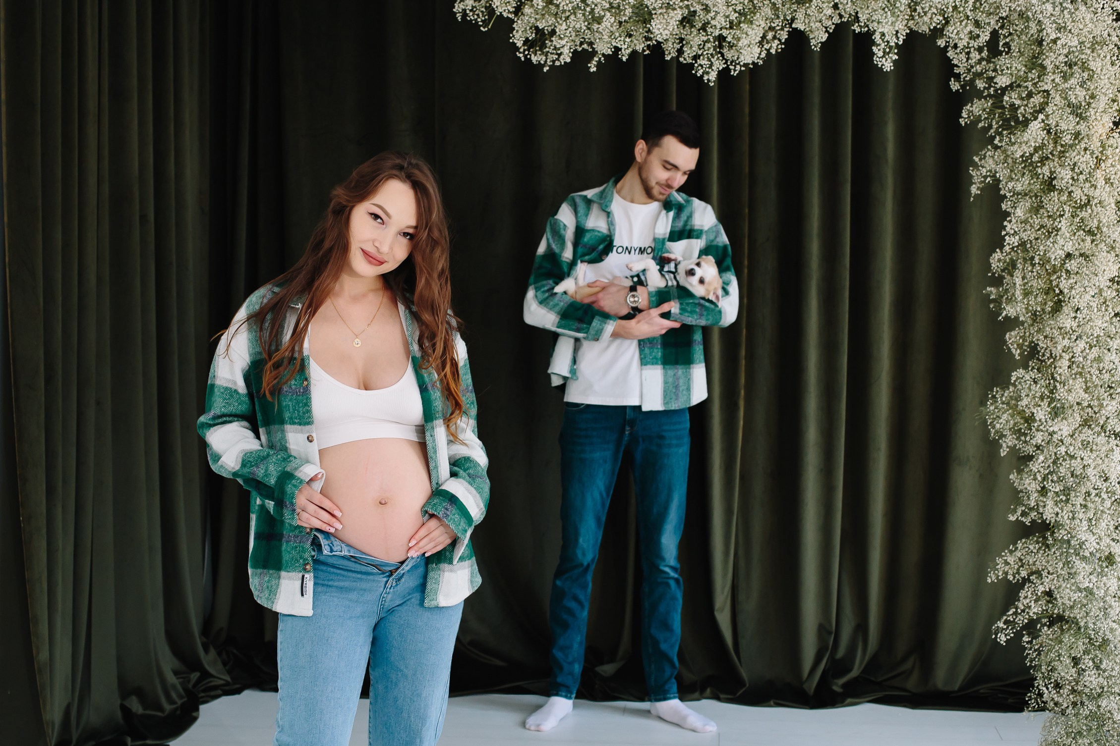 Виктория с питомцами. Свадебный и семейный фотограф в Краснодаре Илонна Ковалева