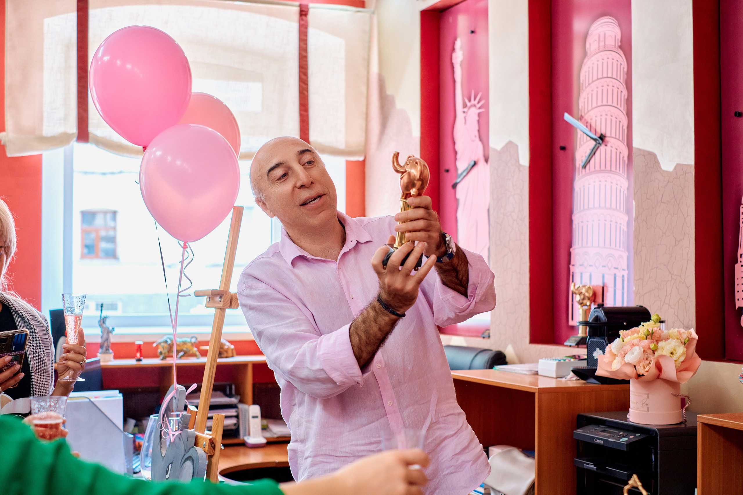 Открытие туристической компании «Розовый слон». Фотограф Таганрог Анна Трайжон