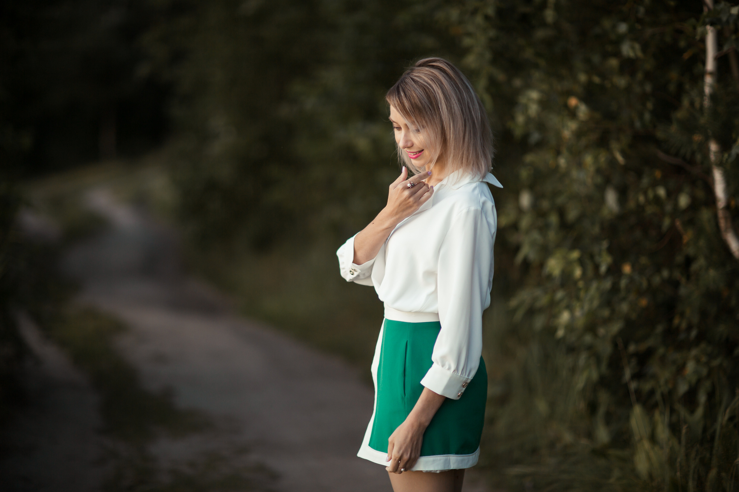 Ирина с детьми, фотосессия на закате. Фотограф Десногорск Михаил Давыдов Акварель