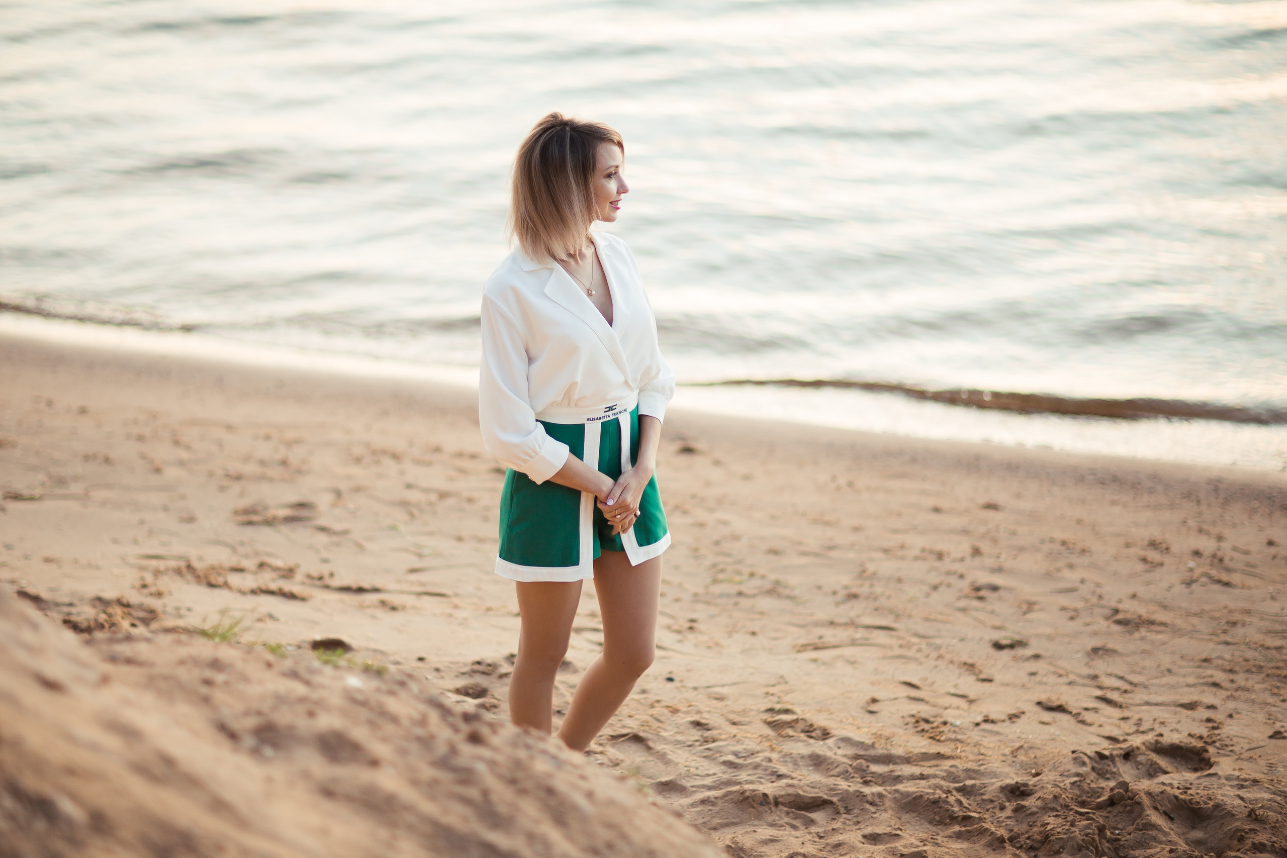 Ирина с детьми, фотосессия на закате. Фотограф Десногорск Михаил Давыдов Акварель