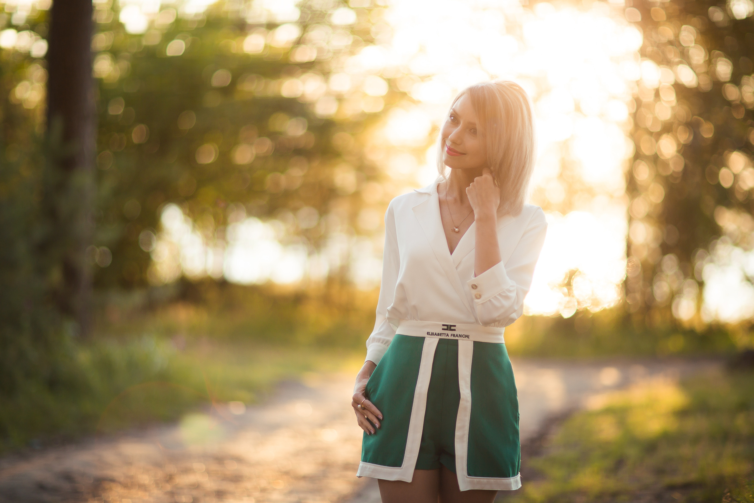 Ирина с детьми, фотосессия на закате. Фотограф Десногорск Михаил Давыдов Акварель