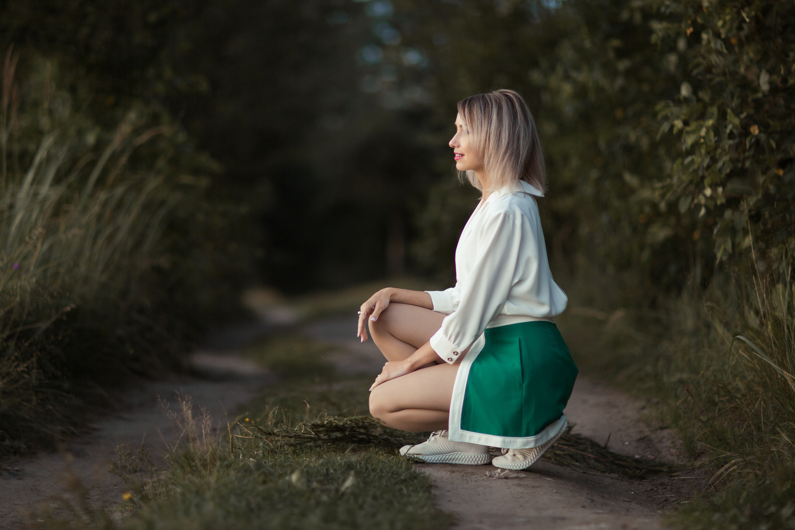 Ирина с детьми, фотосессия на закате. Фотограф Десногорск Михаил Давыдов Акварель