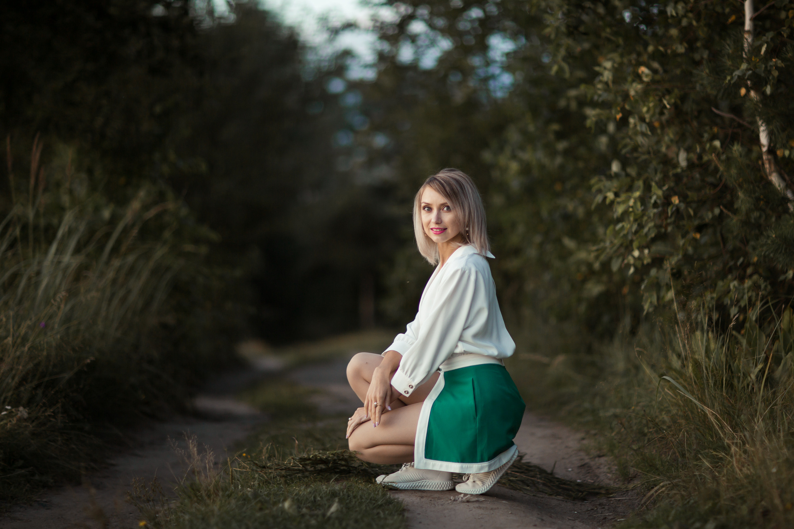 Ирина с детьми, фотосессия на закате. Фотограф Десногорск Михаил Давыдов Акварель