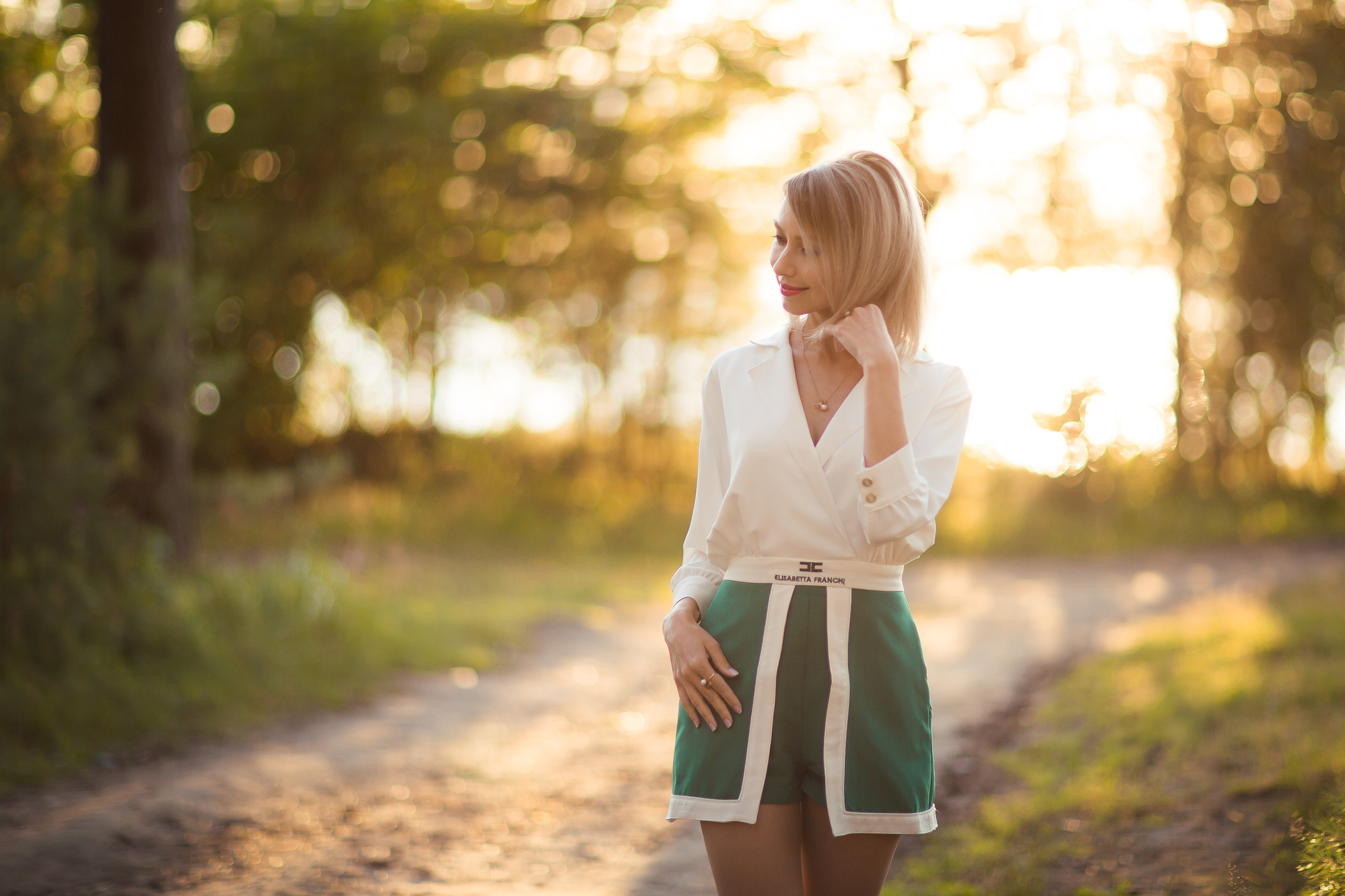 Ирина с детьми, фотосессия на закате. Фотограф Десногорск Михаил Давыдов Акварель