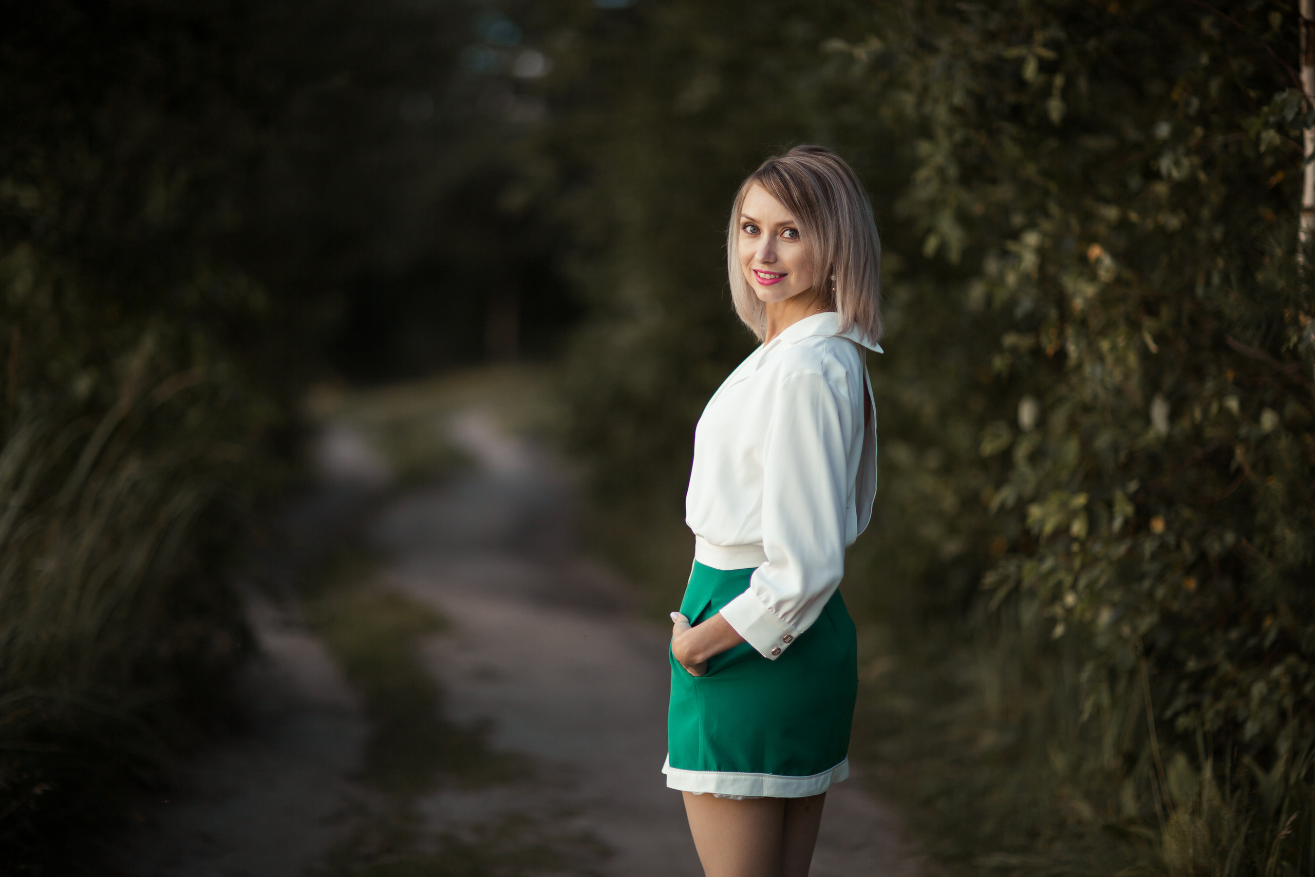 Ирина с детьми, фотосессия на закате. Фотограф Десногорск Михаил Давыдов Акварель