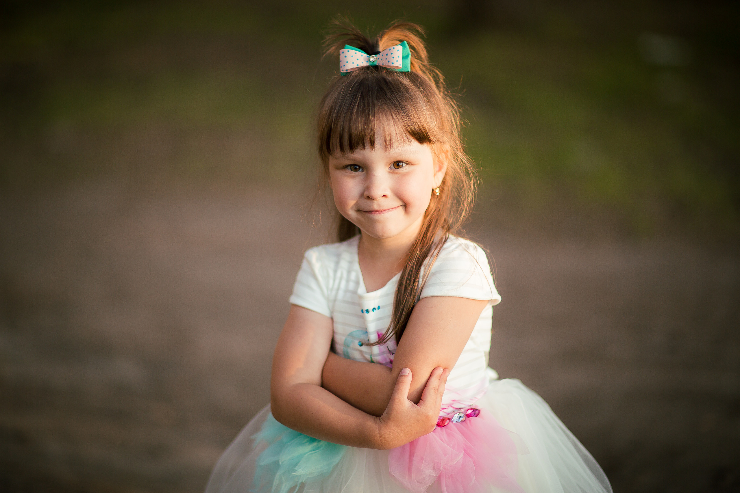 Ирина с детьми, фотосессия на закате. Фотограф Десногорск Михаил Давыдов Акварель