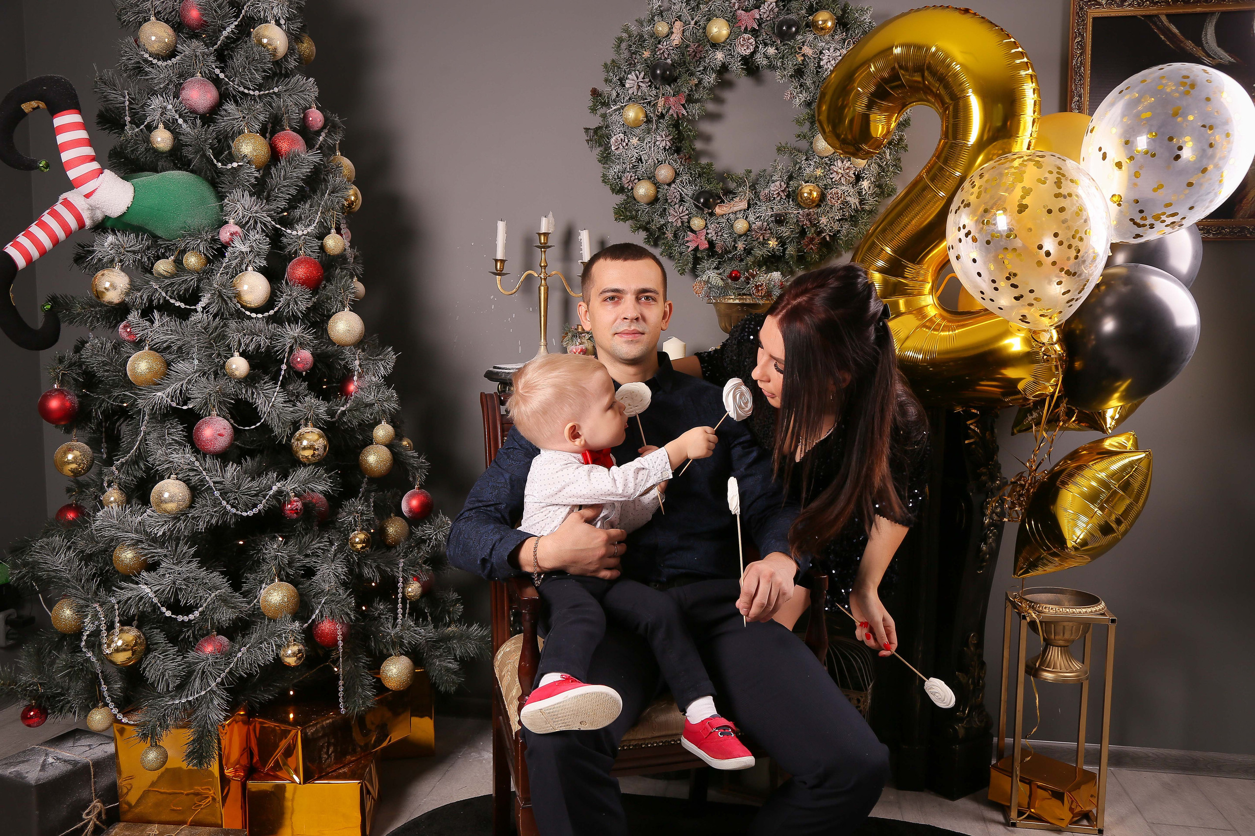 Новогодняя фотосессия 2020. Фотограф Десногорск Михаил Давыдов Акварель