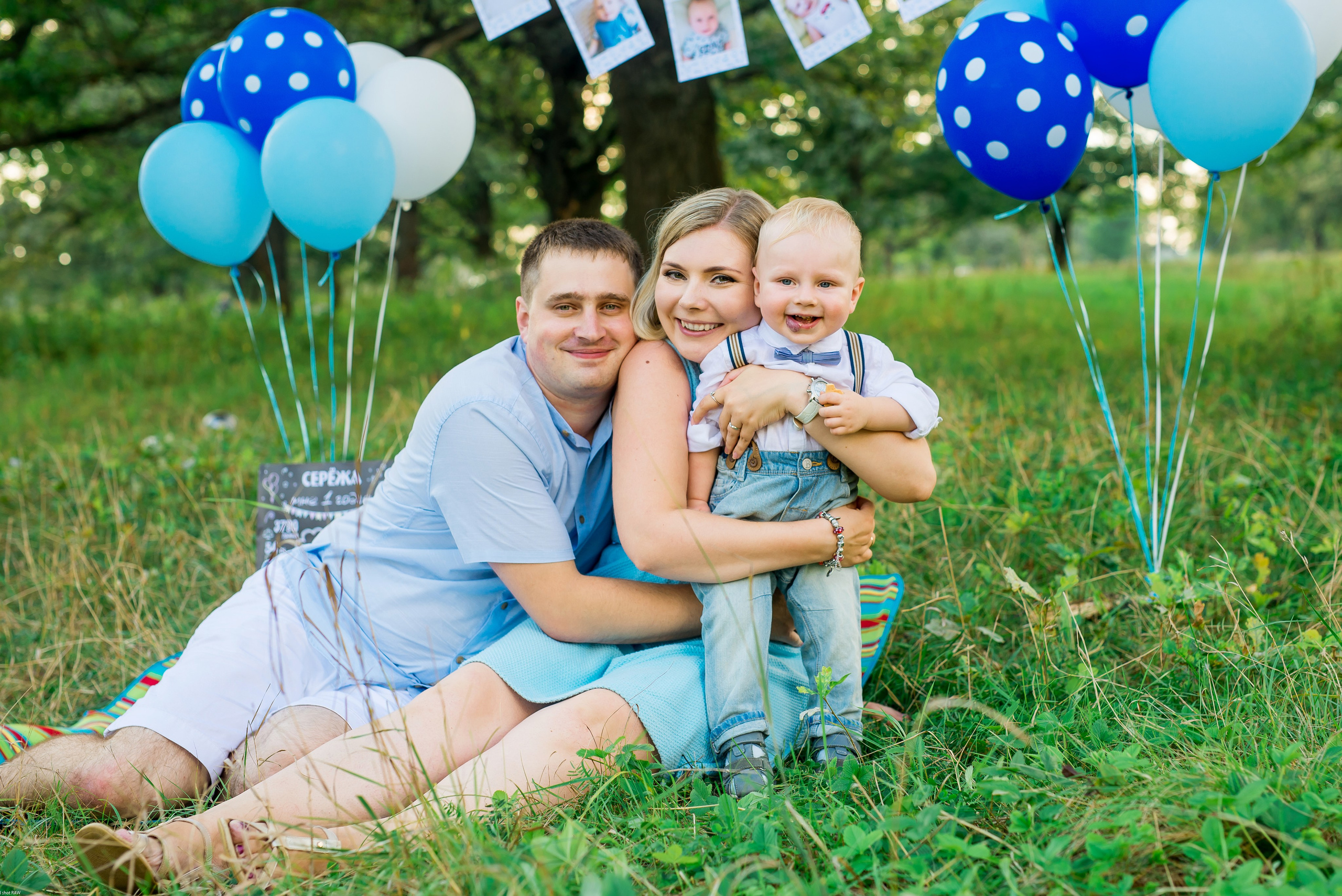 Вова, Маша и маленький Серёжа. Свадебный фотограф в Рязани Вагнер Владимир
