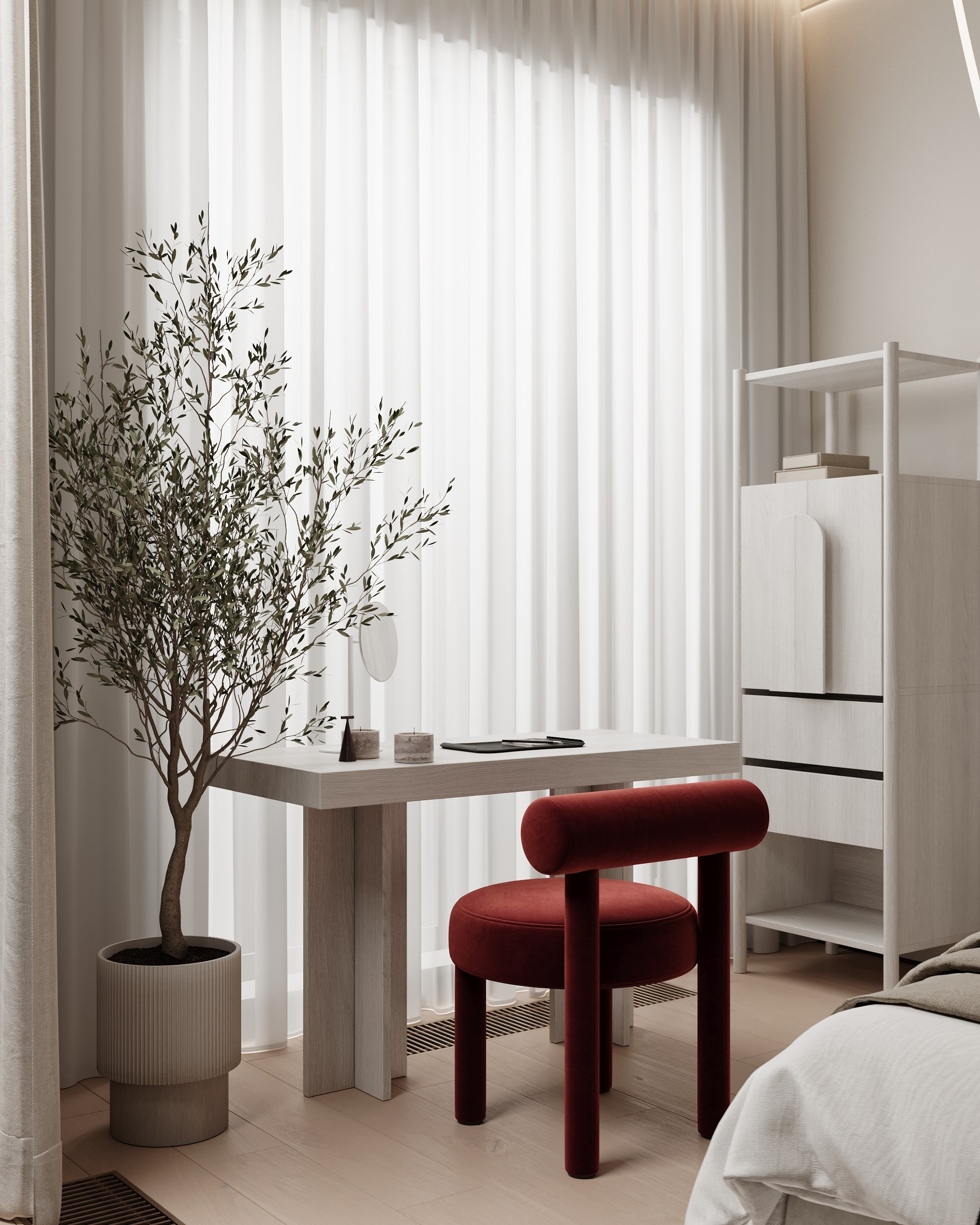 Квартира / 2023. 3D-сцены интерьеров в 3ds Мах: сборка по ТЗ для визуализаторов