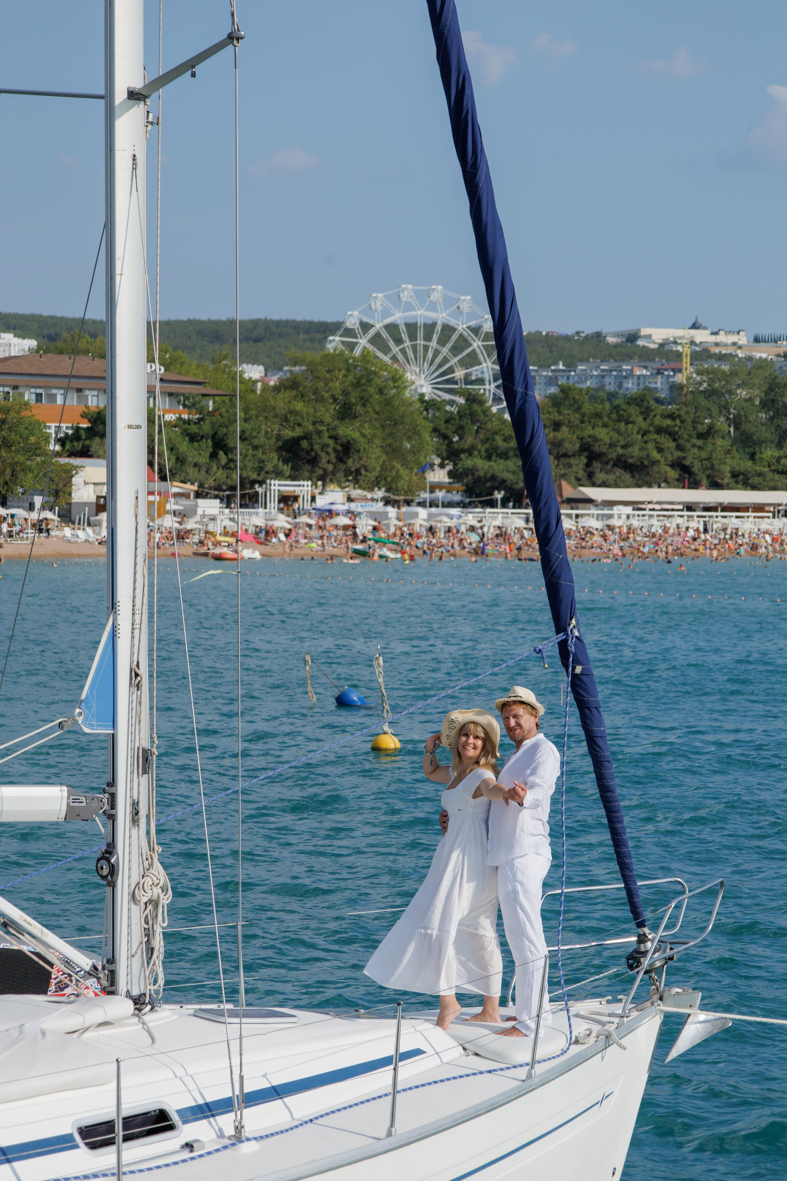 Лавстори на яхте. Семейный и портретный фотограф в Геленджике Любовь Бодрова