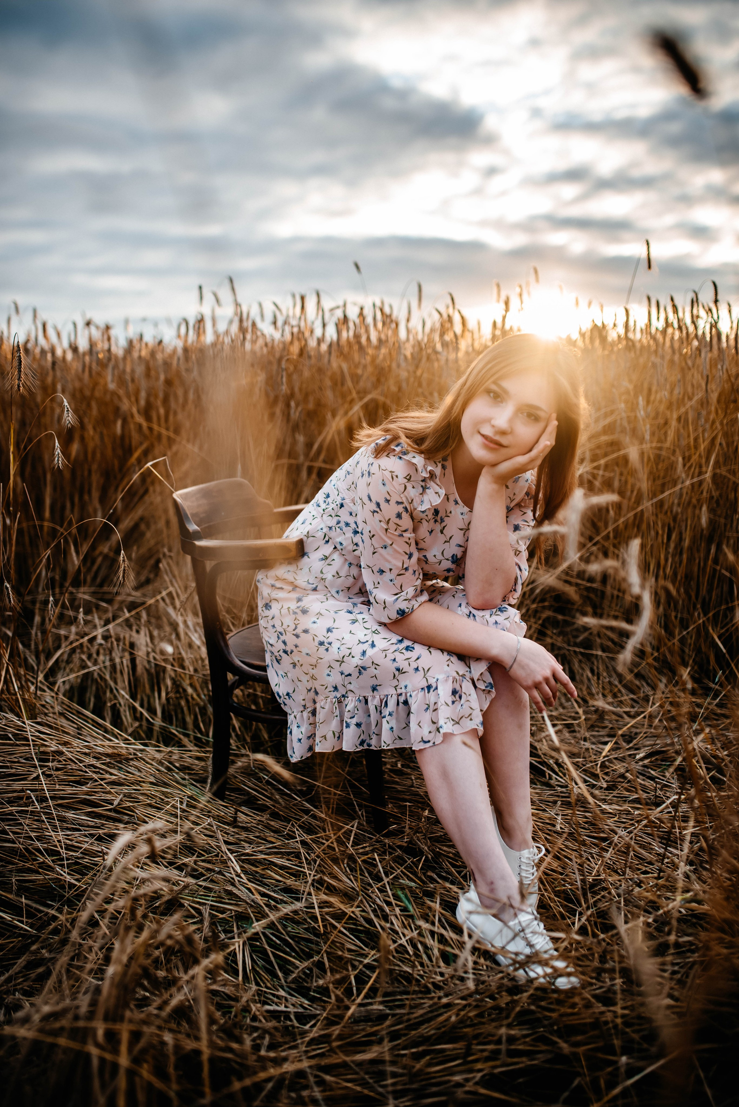 Маша, лето, закат. Главная