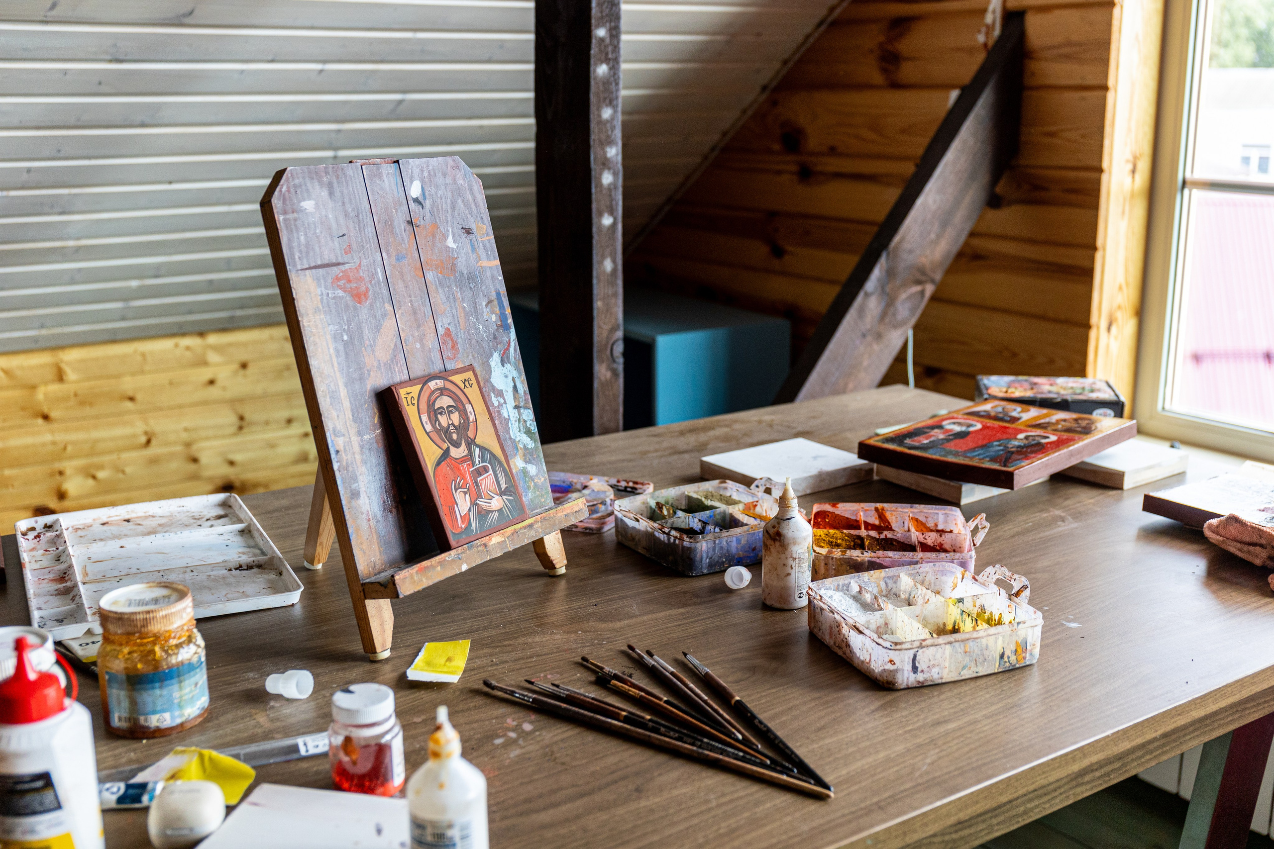 Мастер иконописец. Фотограф Нижний Новгород