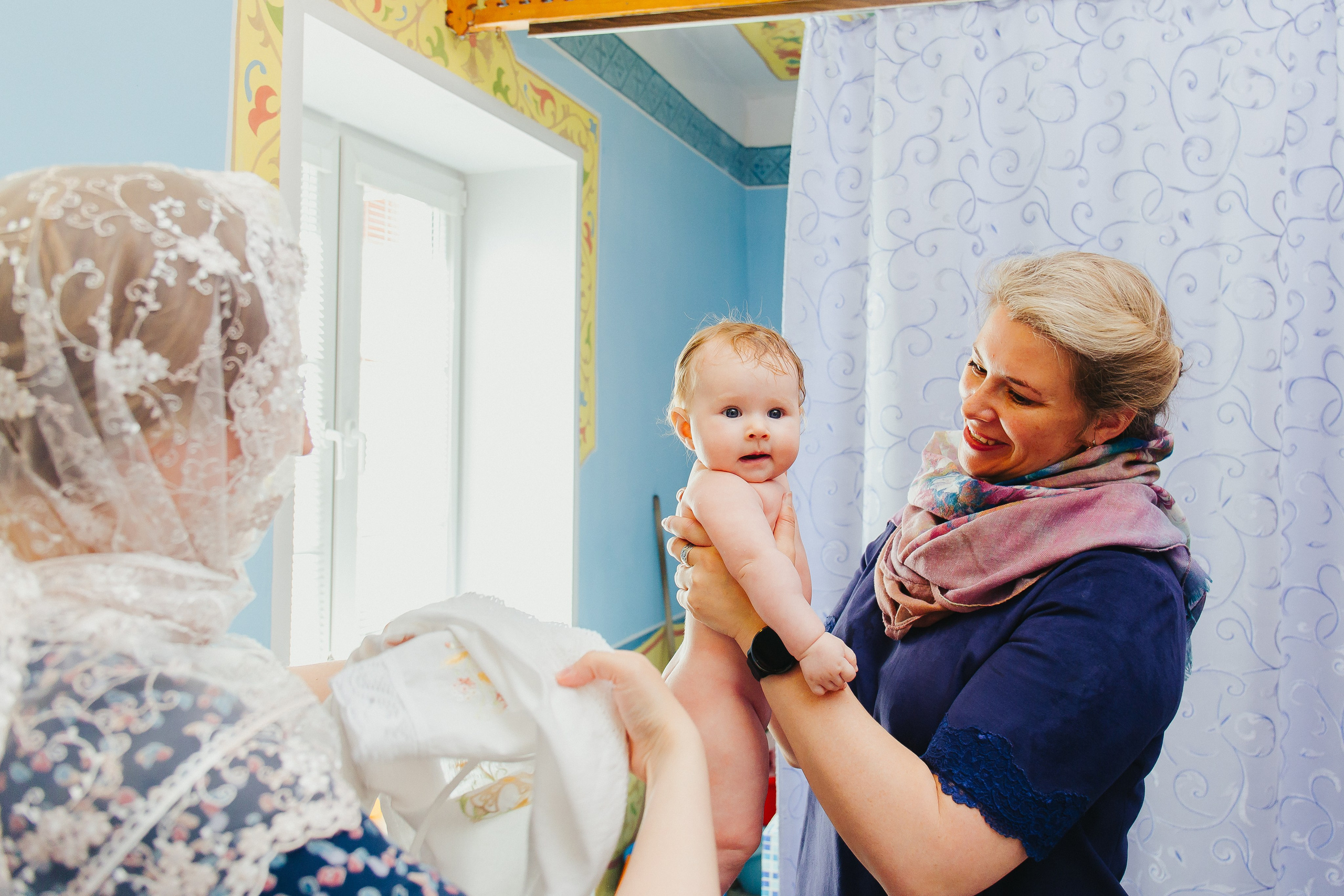 Фотосессия крещения малыша. Фотограф новорожденных и детский в Сергиевом Посаде Кругликова Юлия