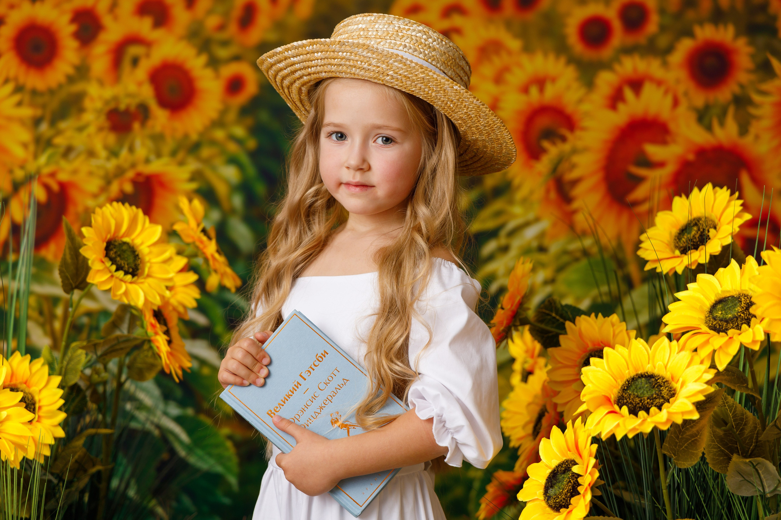 Подсолнухи. Детская фотостудия Москва