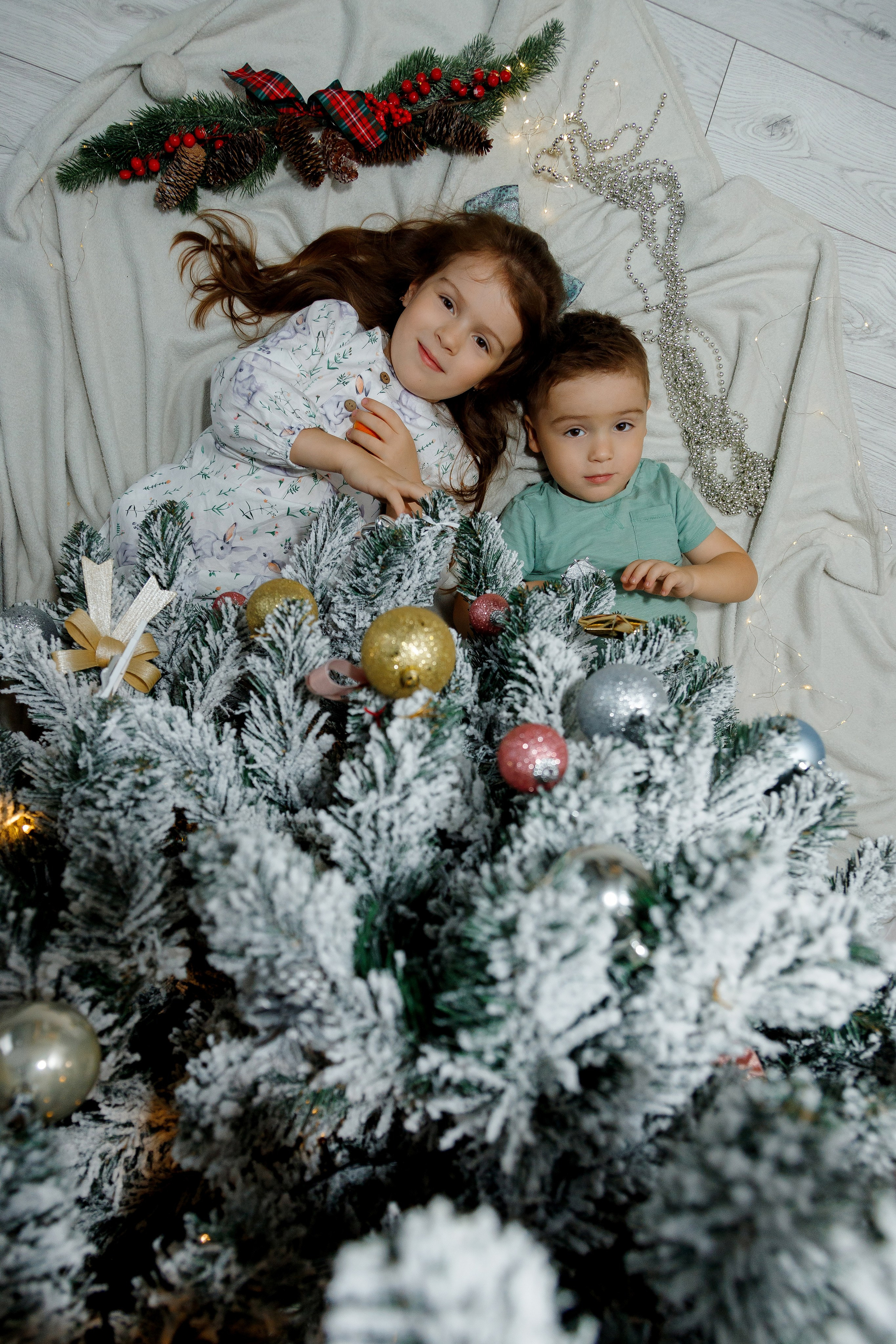 Предновогодняя домашняя фотосессия. Фотограф Александра Сыщенко